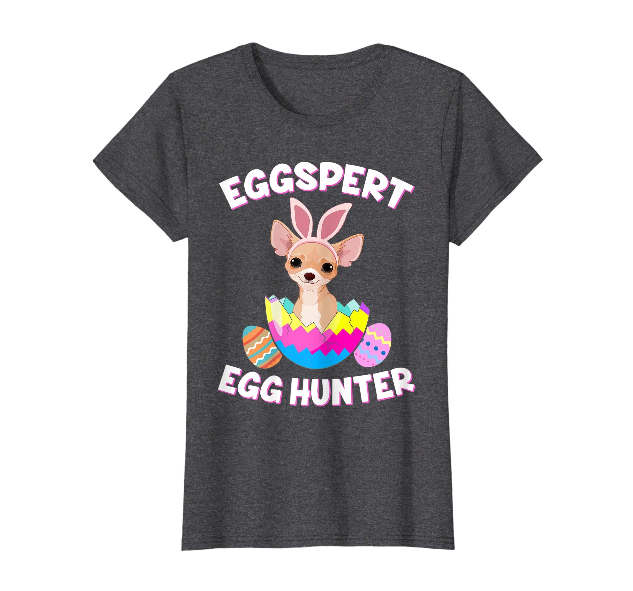 Eggspert Egg Hunter Easter Funny Chihuahua T Shirt