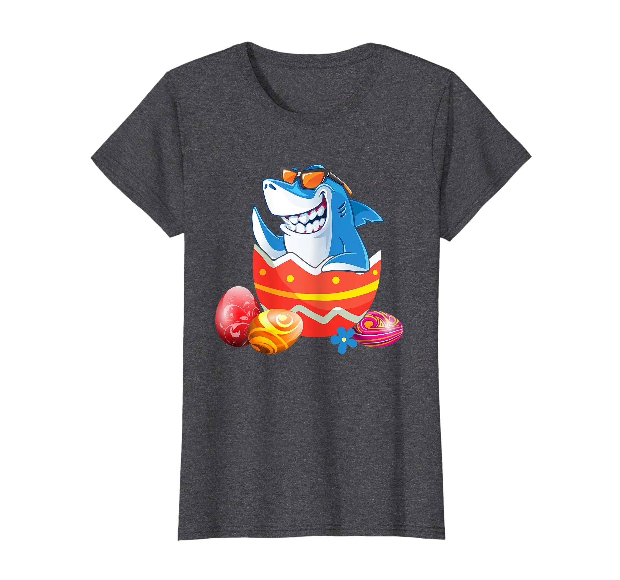 Easter Shirts For Kids Boys Girls Shark Shirt Easter Eggs