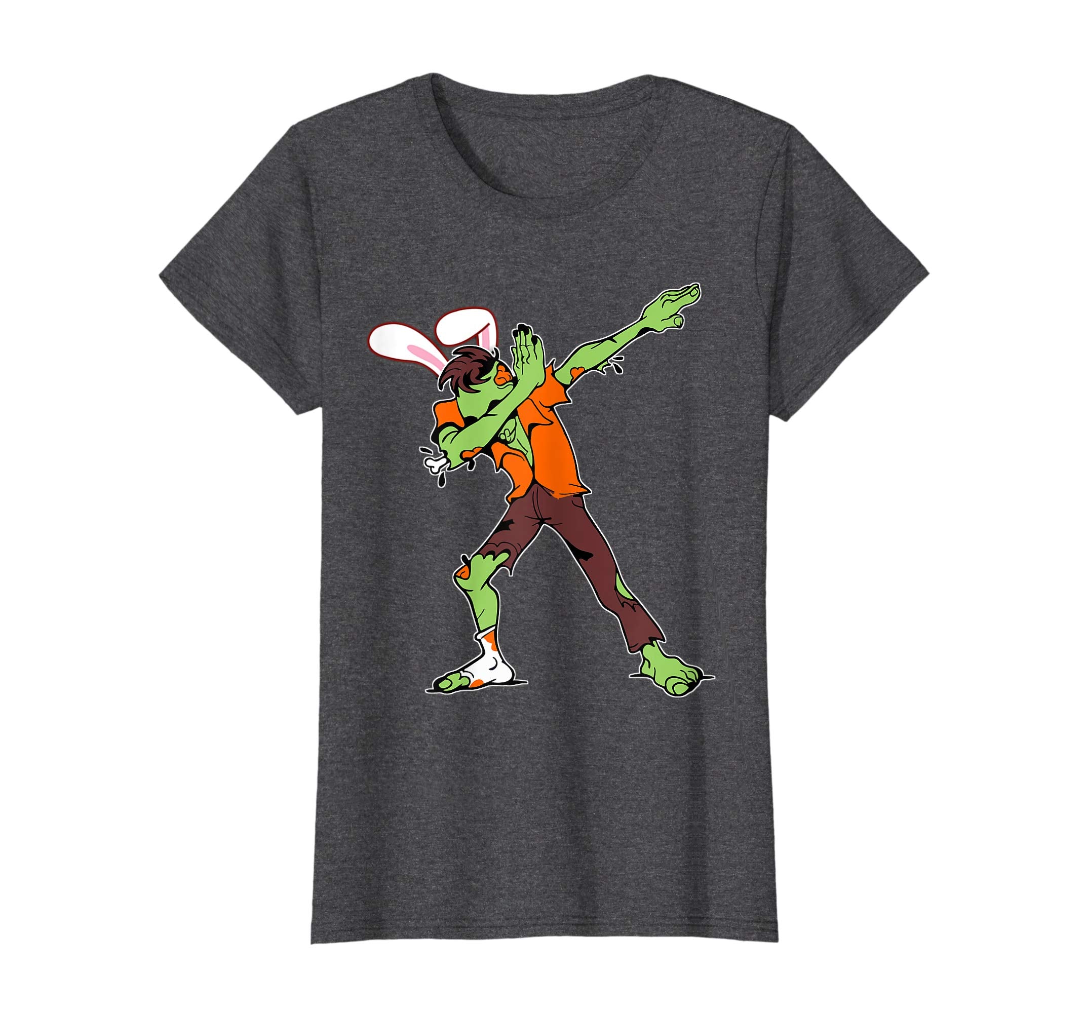 Easter Bunny Dabbing Zombie Tshirt Rabbit Ears Animal Gift