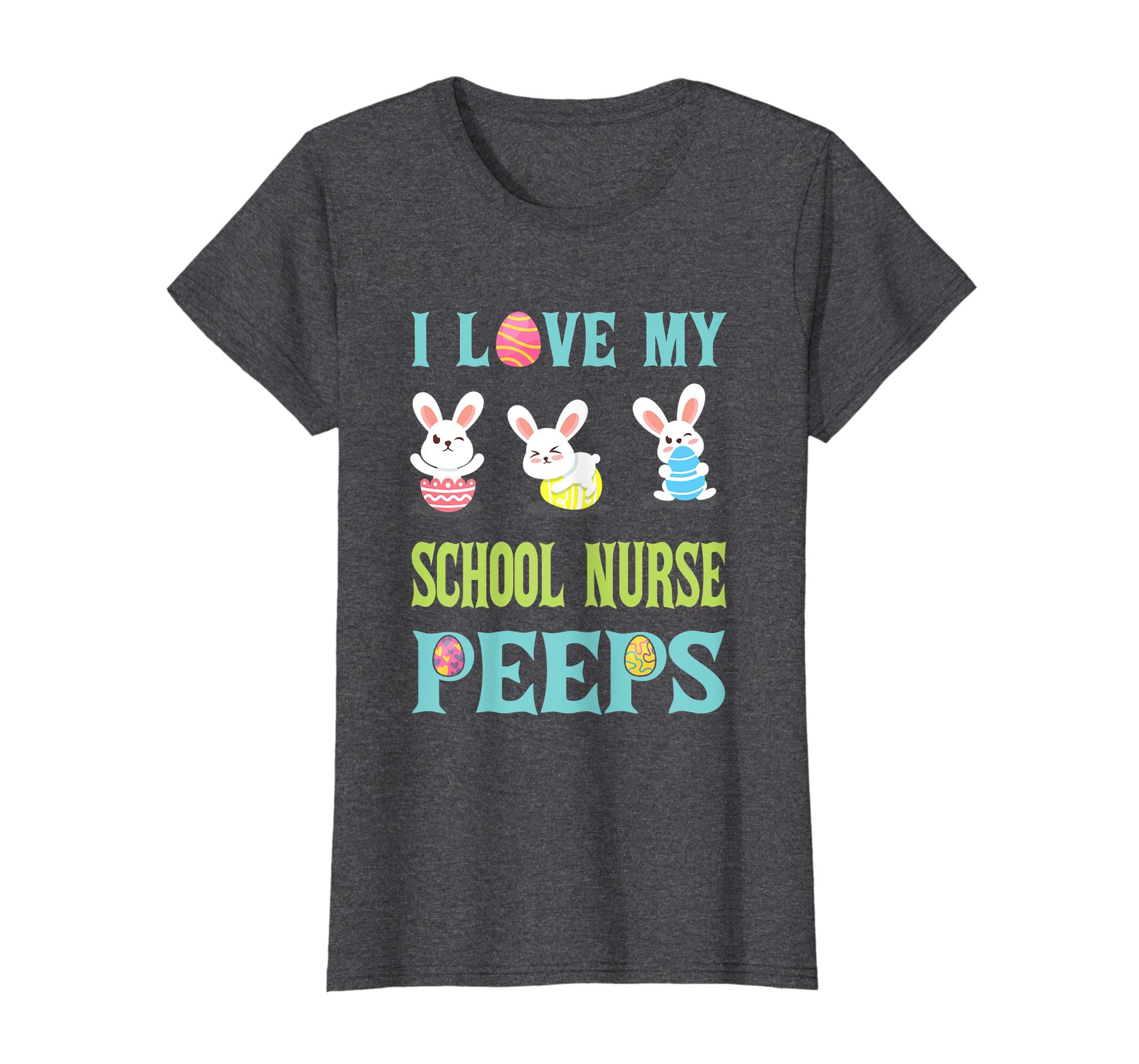 I Love My School Nurse Peeps Happy Easter Teacher Shirt