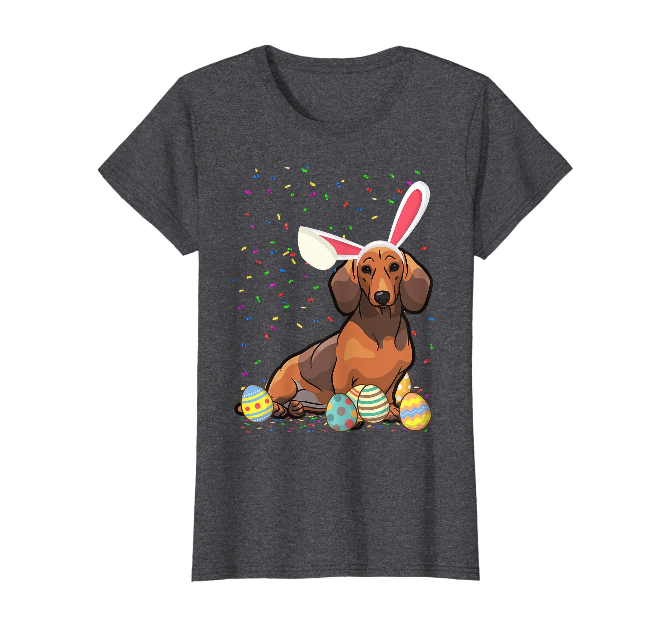 Dach Shund Dog Ear Easter Eggs Shirt Happy Easter Day Gift