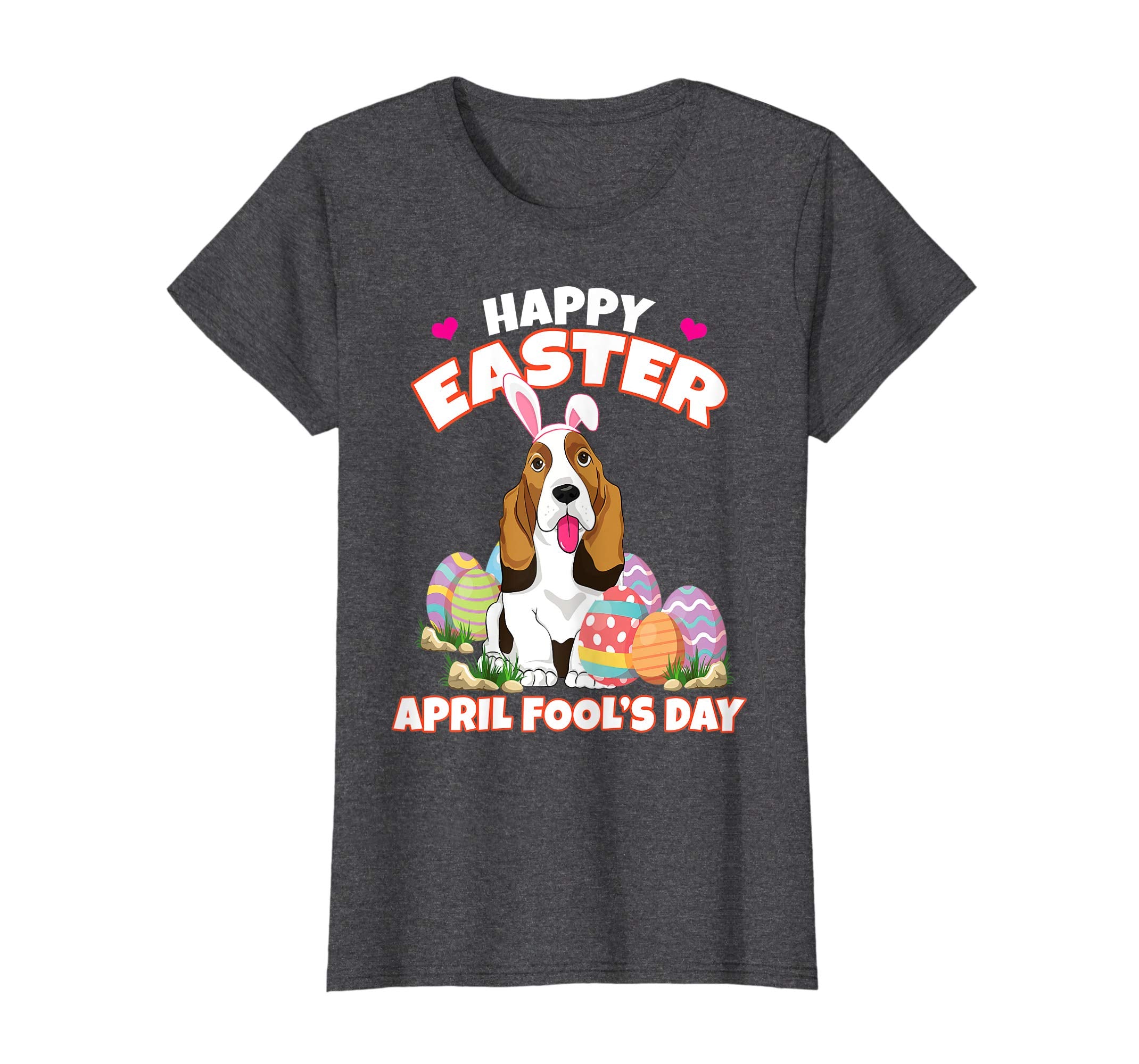Happy Easter April Fool's Day Funny Basset T Shirt