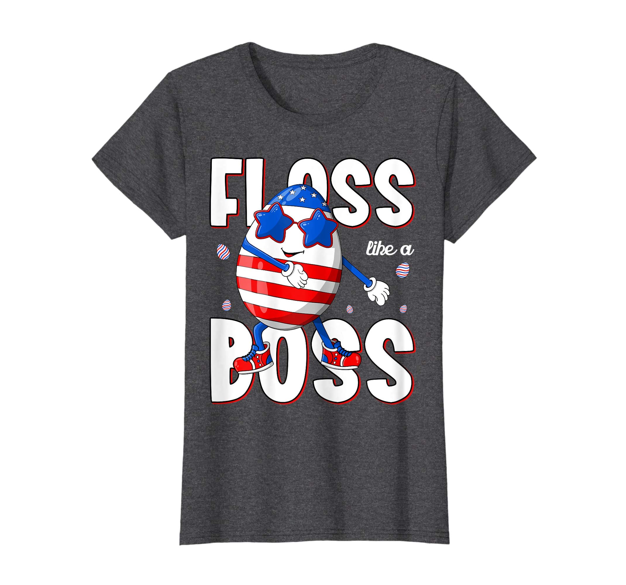 Floss like a boss Shirt Funny Easter Gift American Flag