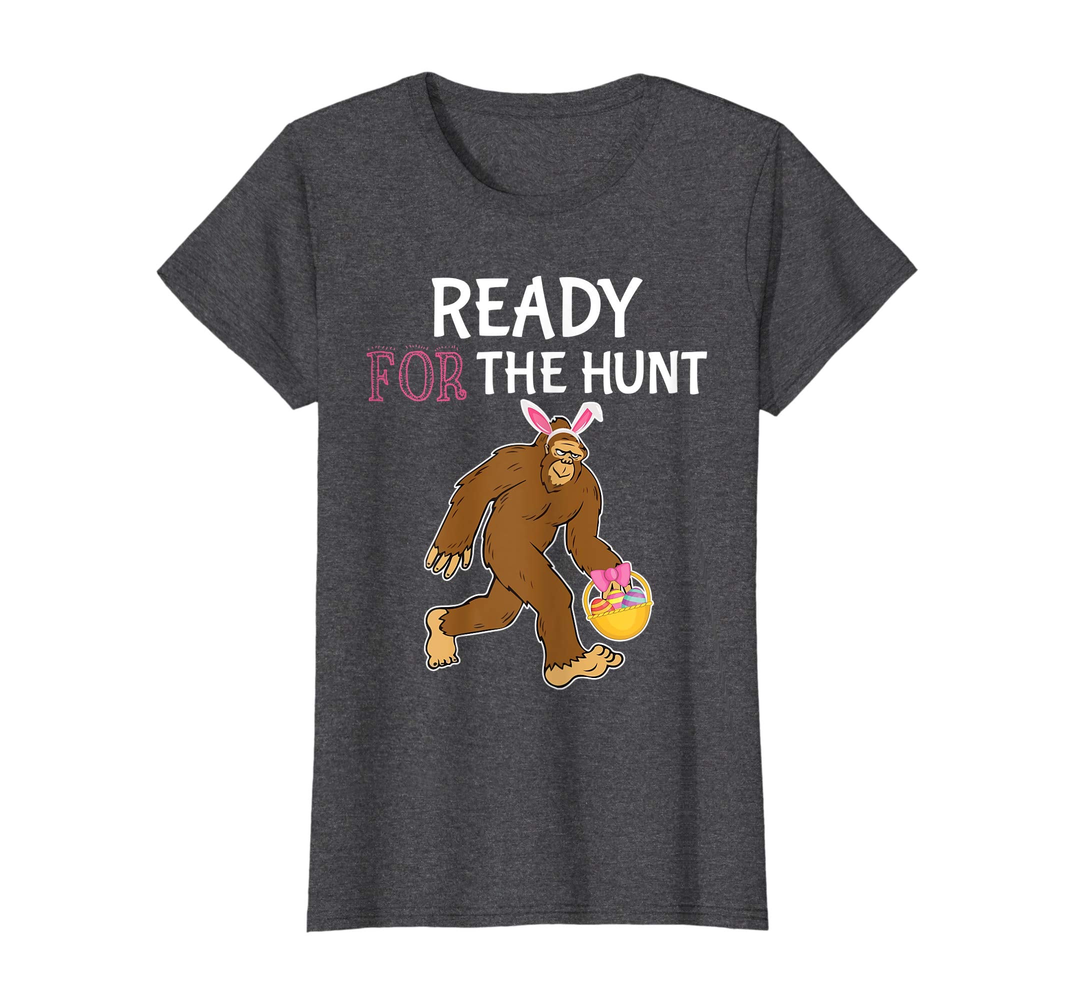 Bunny Bigfoot And Easter Egg Basket Ready For The Hunt Shirt