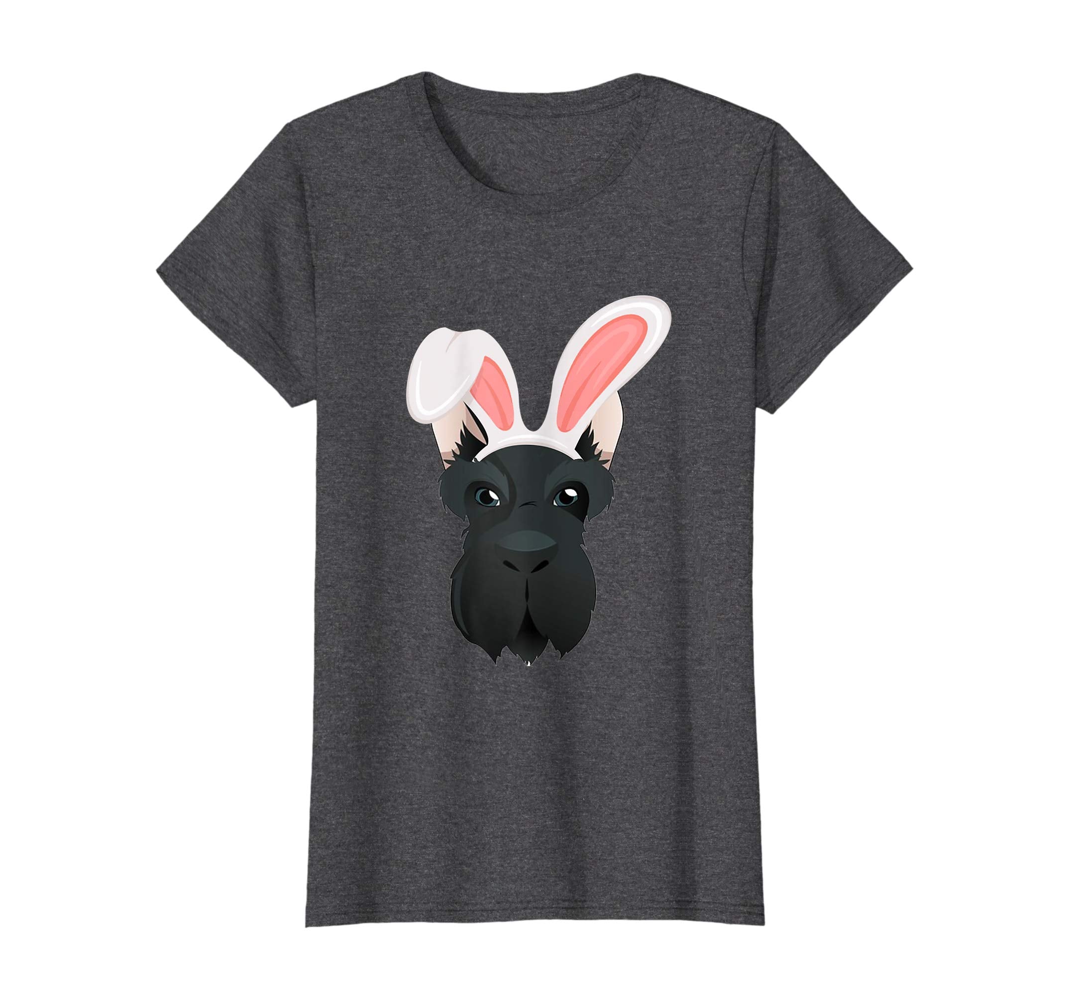 Scottish Terrier Dressed As Easter Bunny Rabbit Ears T-Shirt