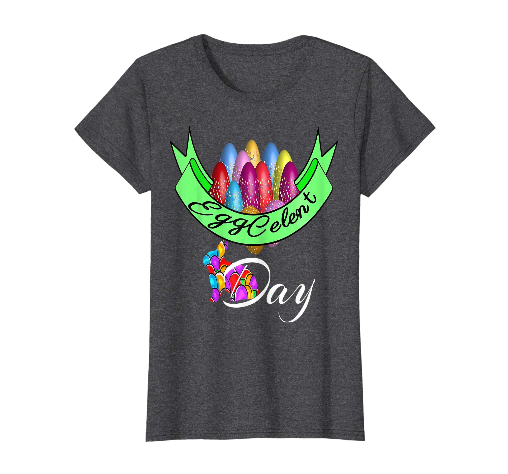 Happy Easter Eggcelent day Shirt Colorful Eggs tee