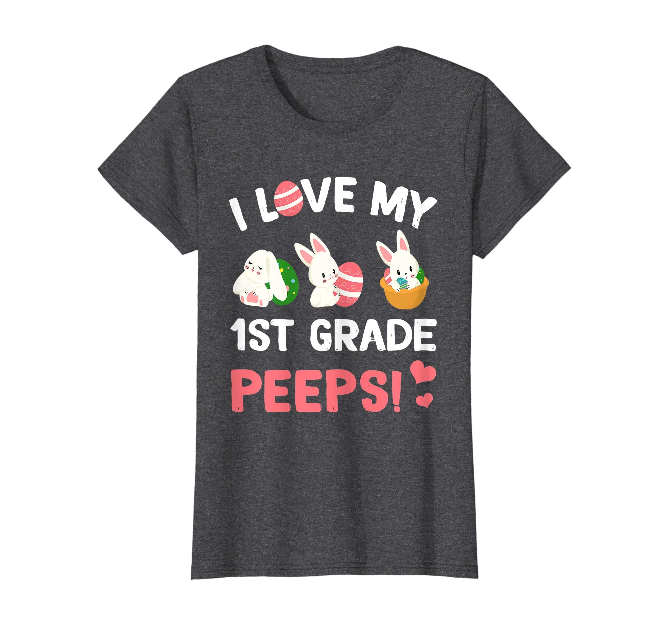 I Love My 1st Grade Peeps Bunnies Easter Teacher T-Shirt