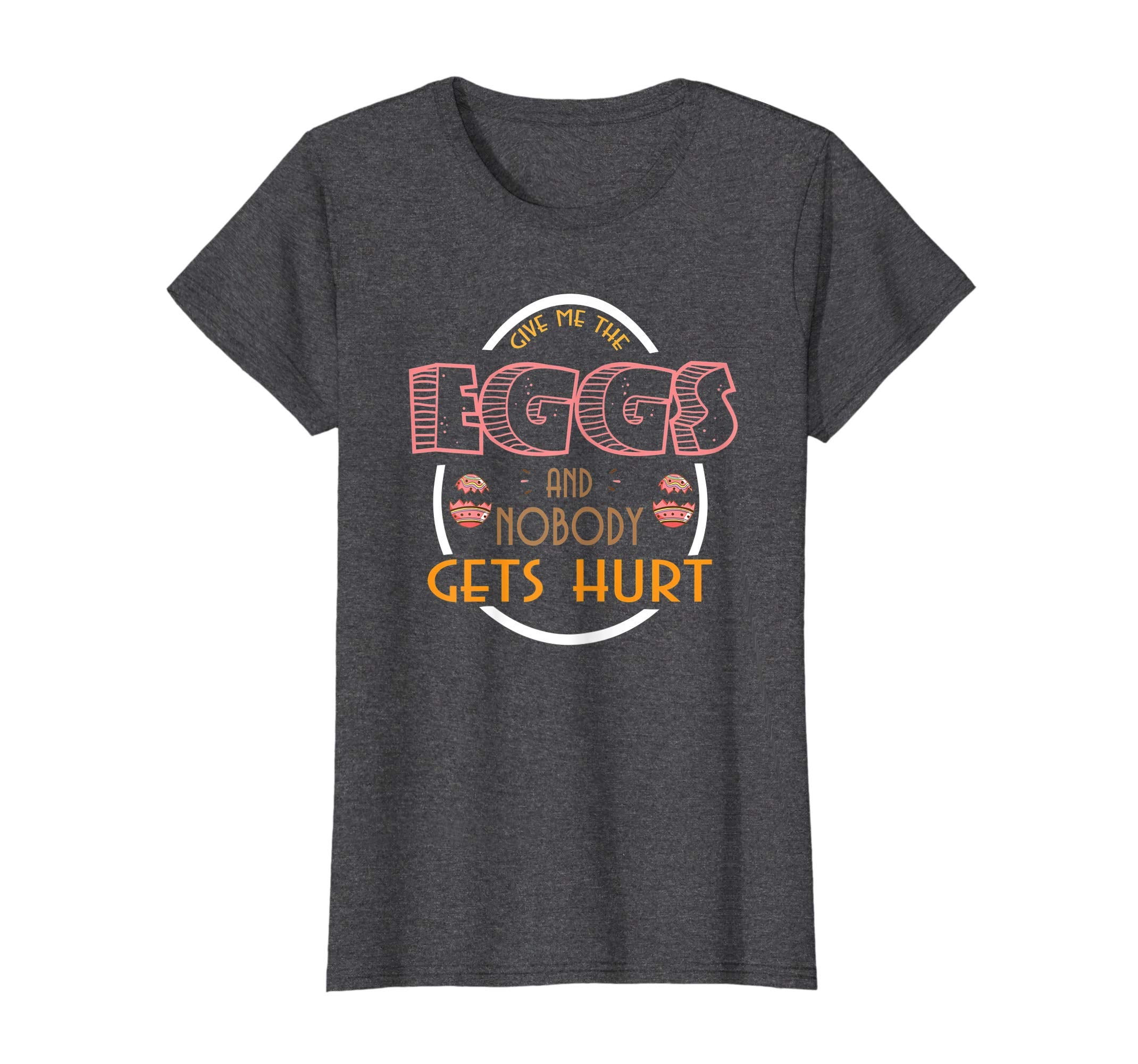 Give Me Eggs Funny Easter Graphic T-Shirt