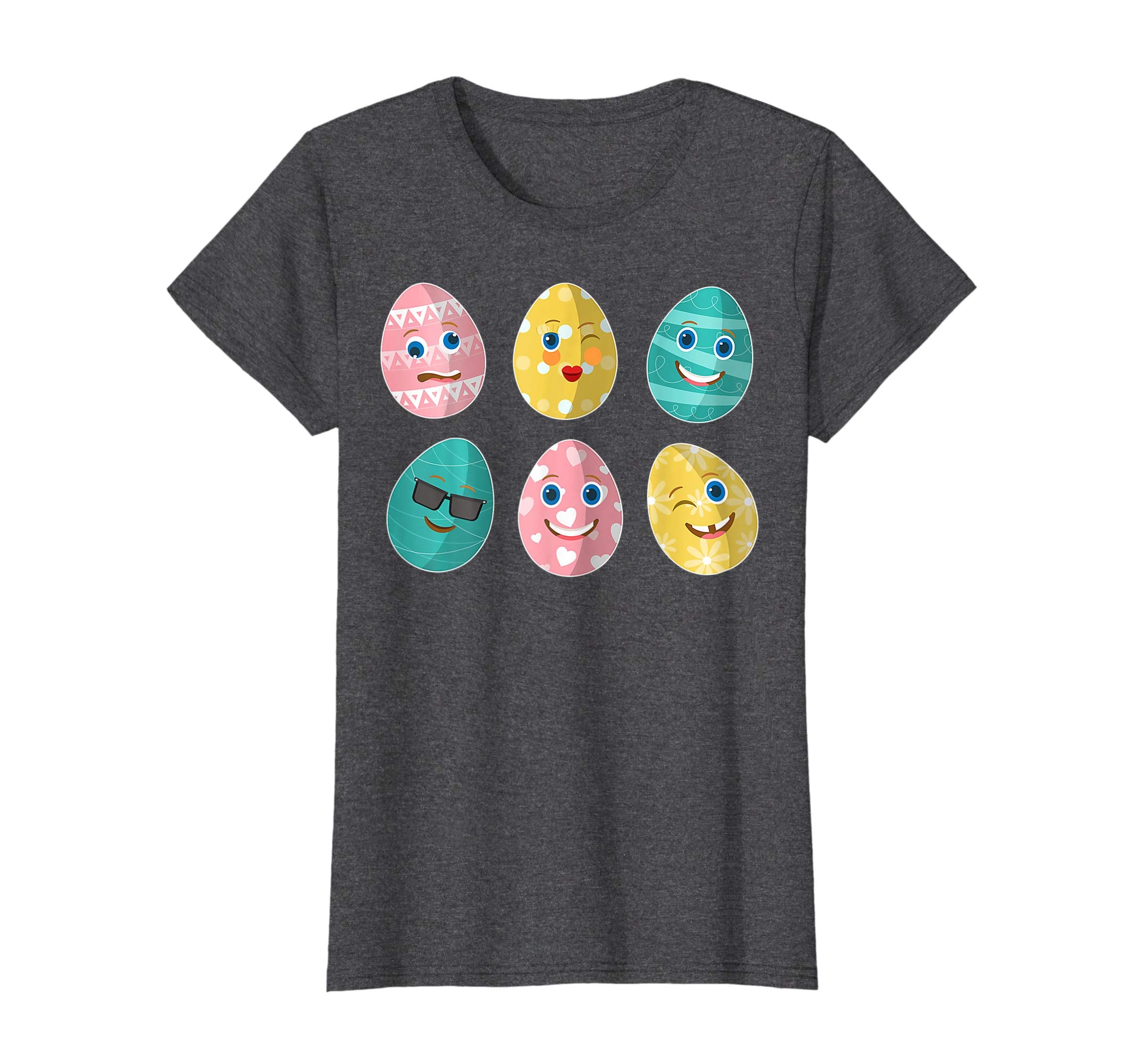 Funny Easter Eggs Emotion Faces Happy Easter Day Shirt