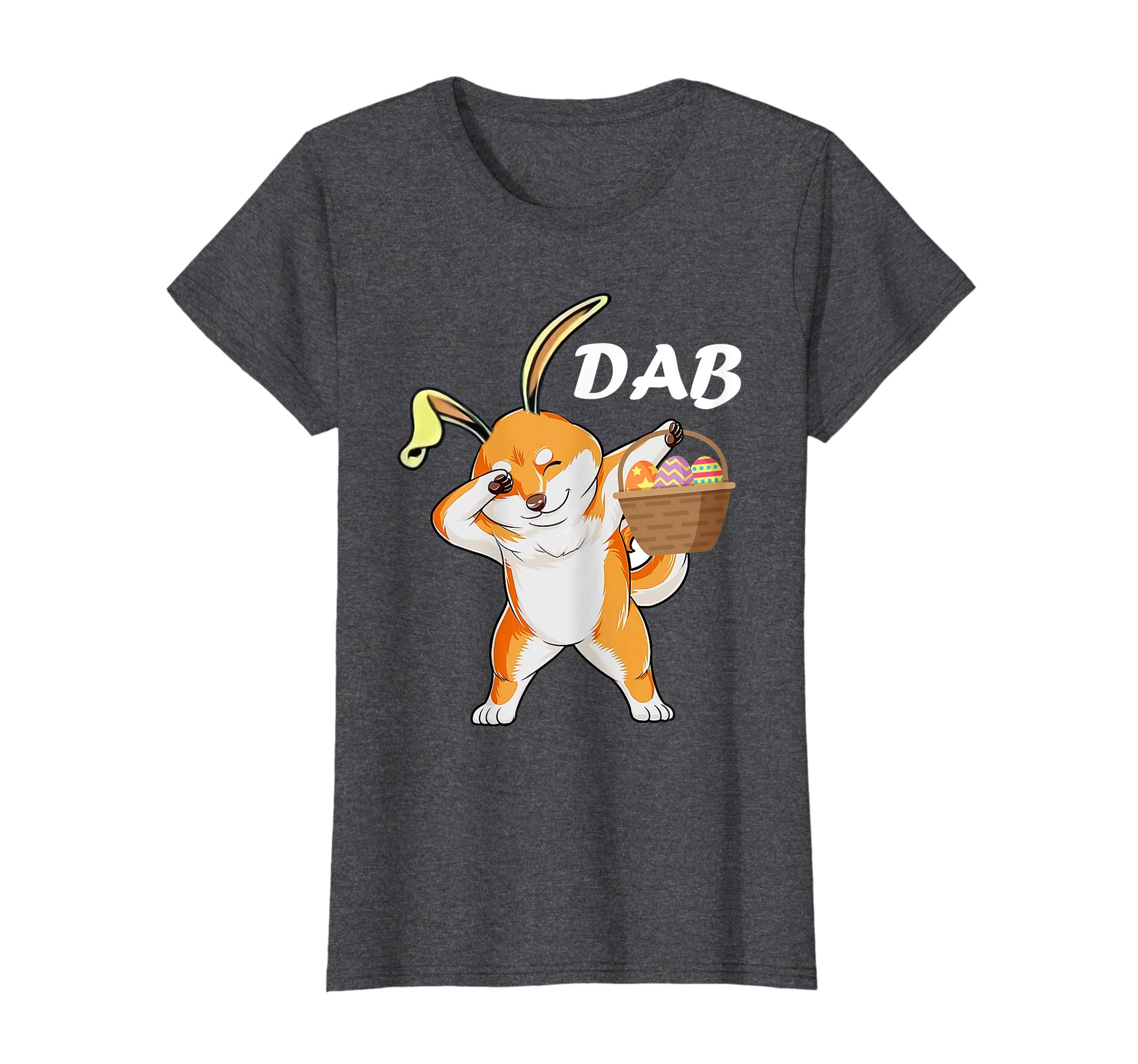 dog Shiba dabbing easter egg shirt