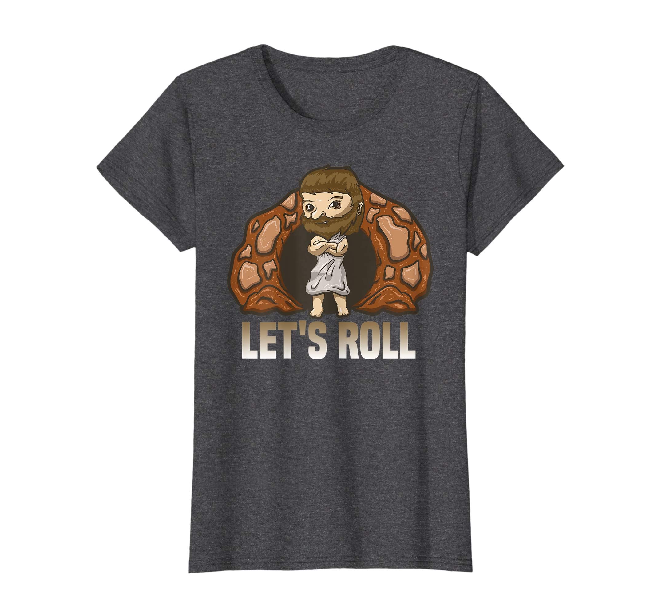 Easter Jesus T Shirt Resurrection Stone Rolling Let's Roll