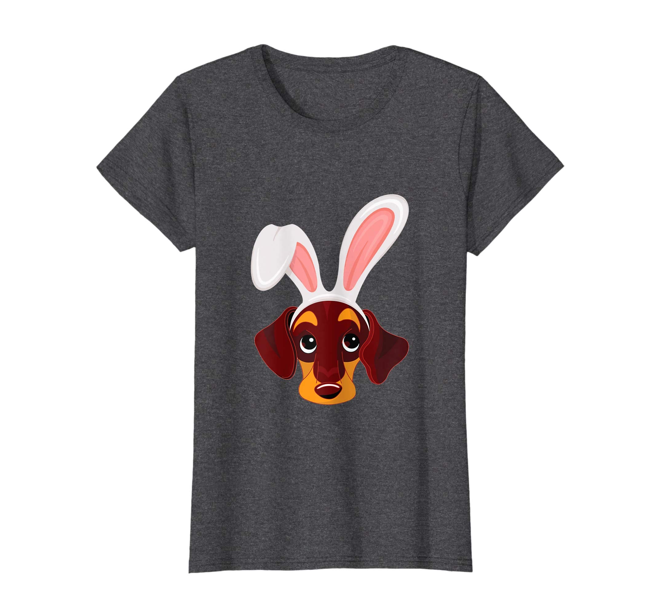 Dachshund Dressed As Easter Bunny With Rabbit Ears T-Shirt