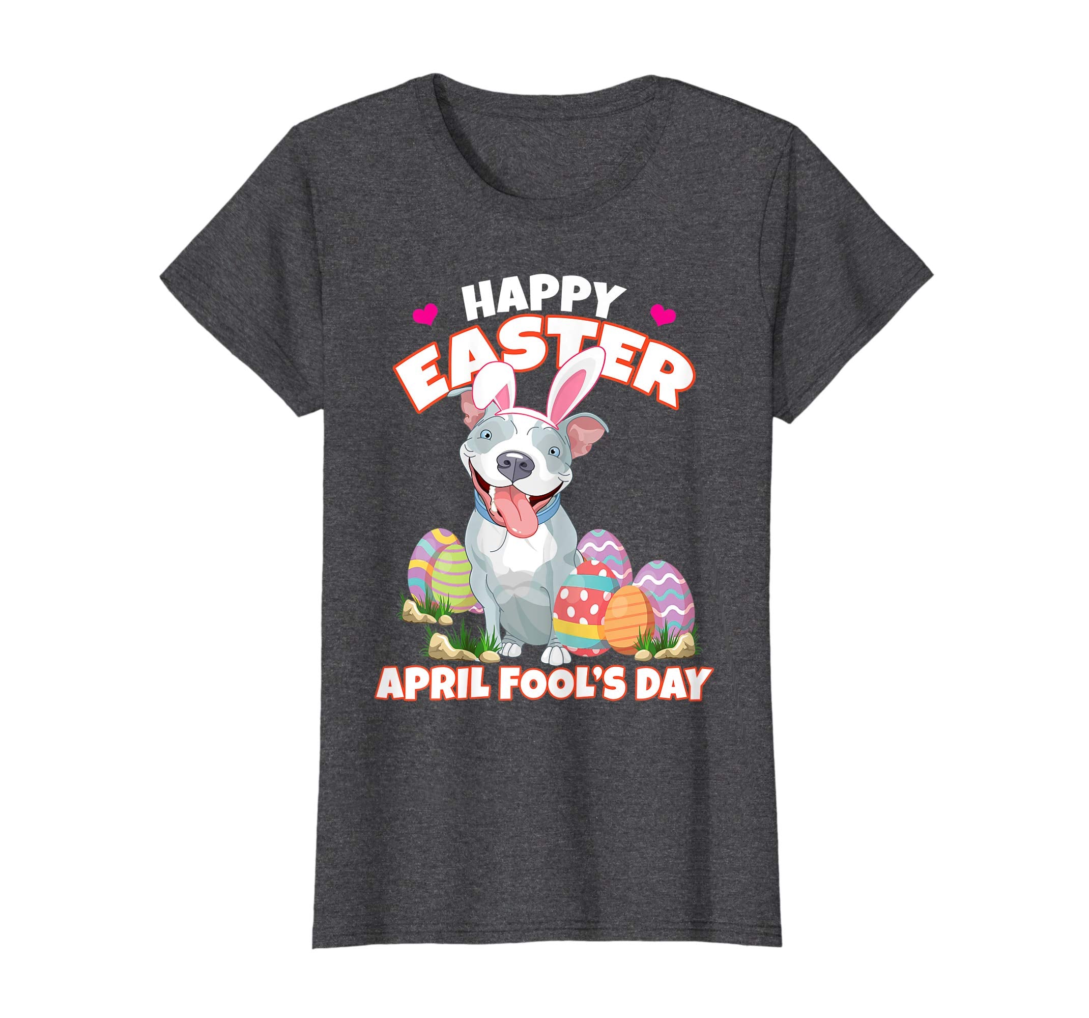 Happy Easter April Fool's Day Funny Pit Bull T Shirt