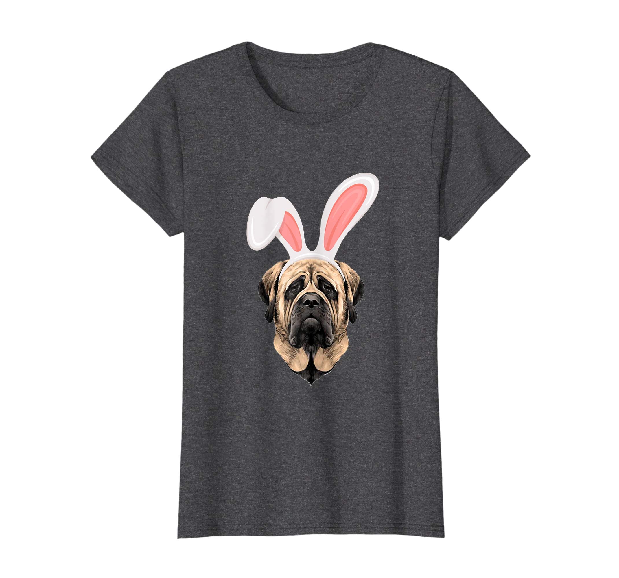 Mastiff Dressed As Easter Bunny With Rabbit Ears T-Shirt