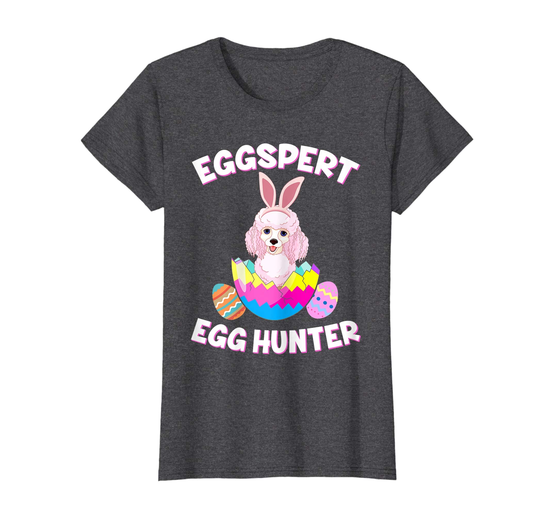 Eggspert Egg Hunter Easter Funny Poodle T Shirt