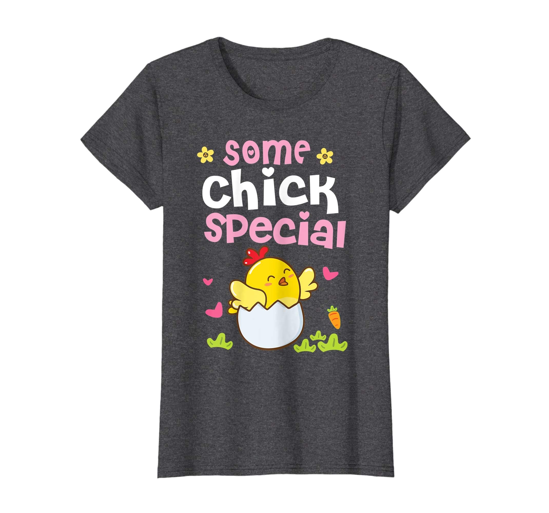 Heart Flower Carrot Happy Easter Shirt Some Chick Special