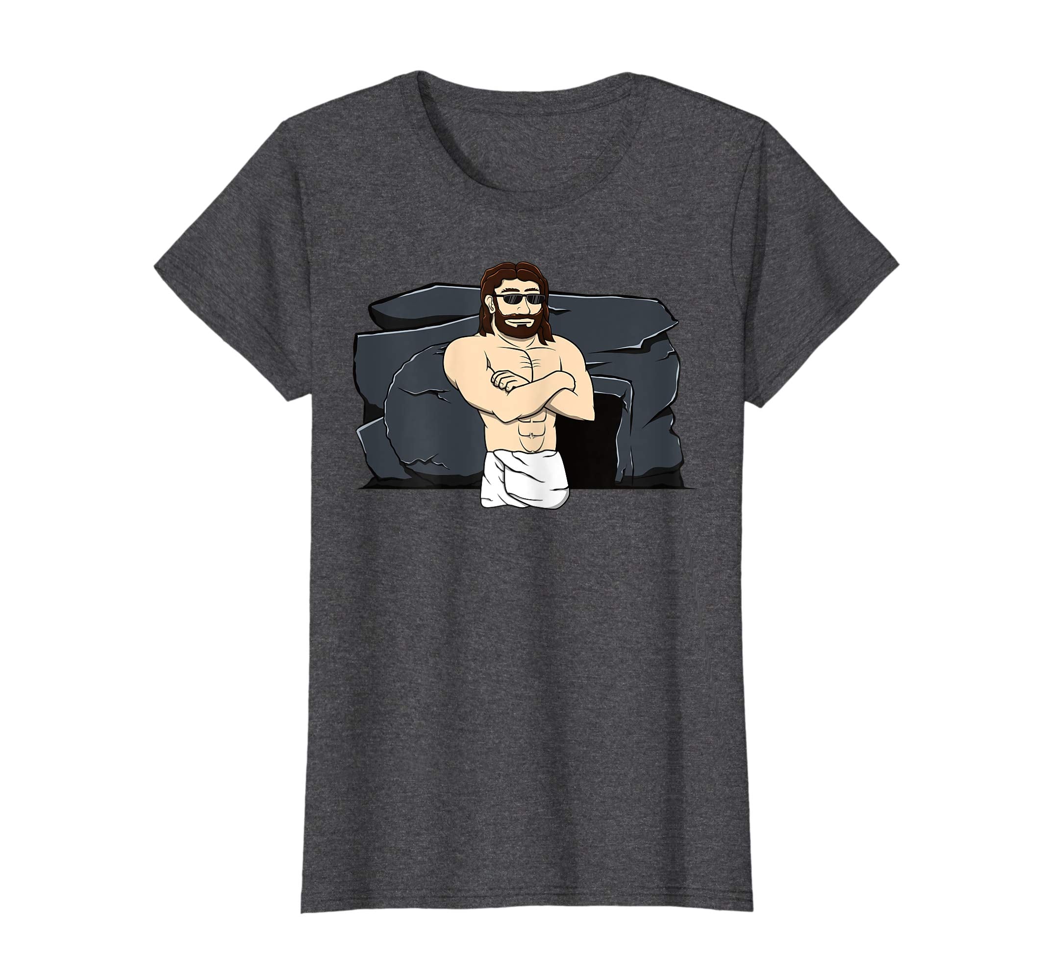 Easter Jesus T Shirt Resurrection Stone Rolling Let's Roll