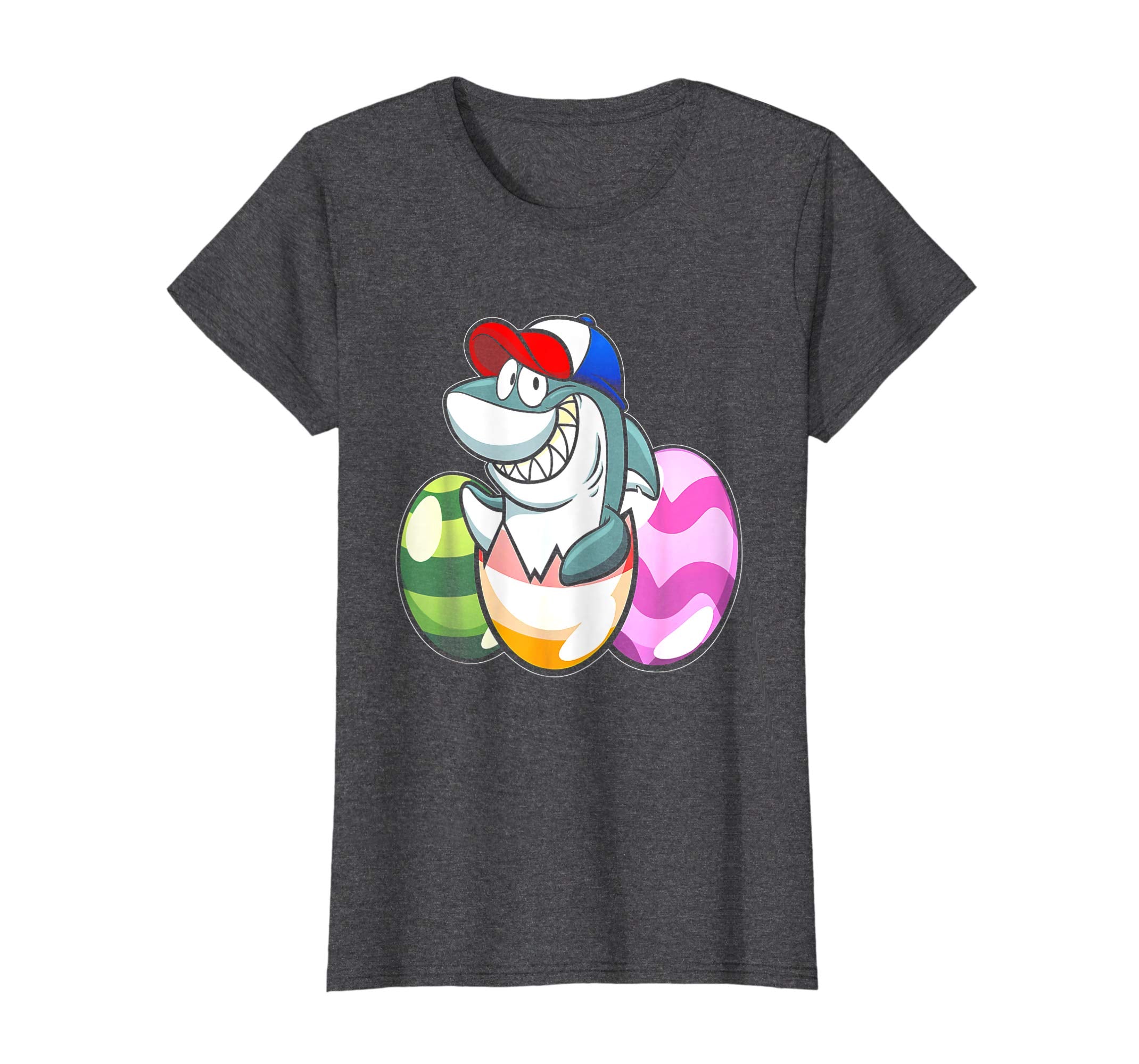 Easter Shirts For Kids Boys Girls Shark Shirt Easter Eggs