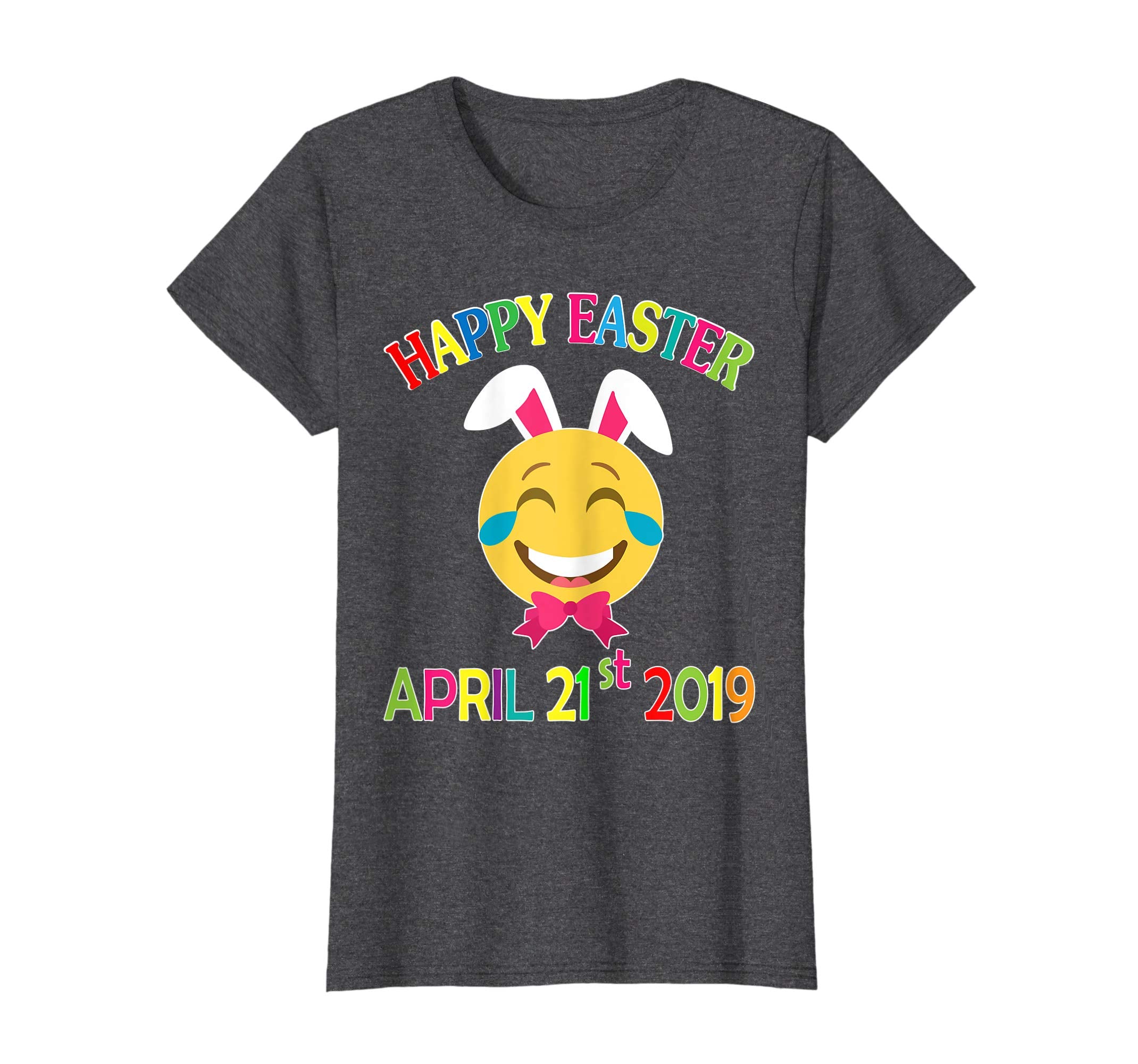 Bunny Emotion Girl Face Happy Easter April 21st 2019 Shirt