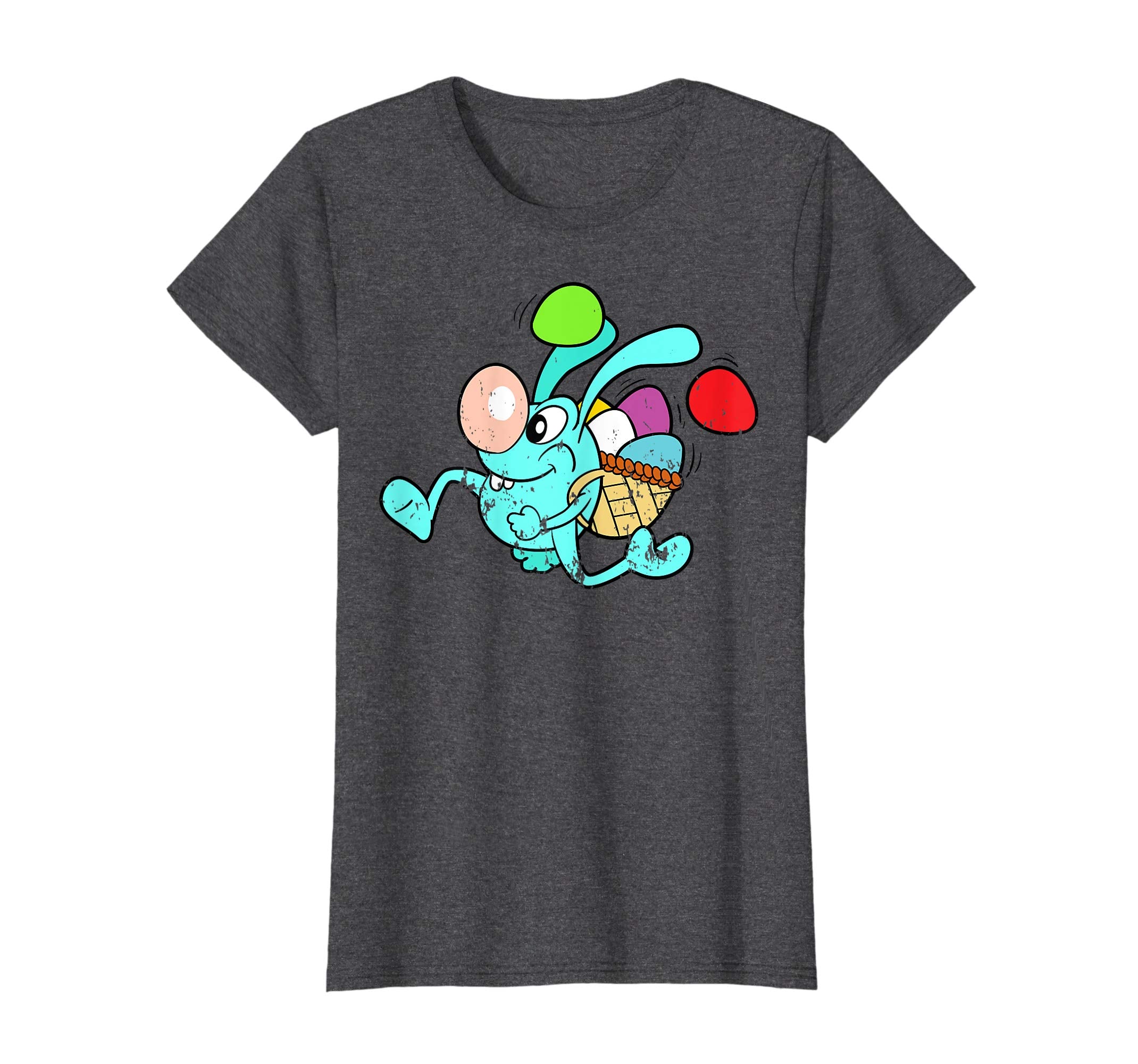 Retro Vintage Grunge Funny Cute Easter Bunny Egg Fun T-Shirt