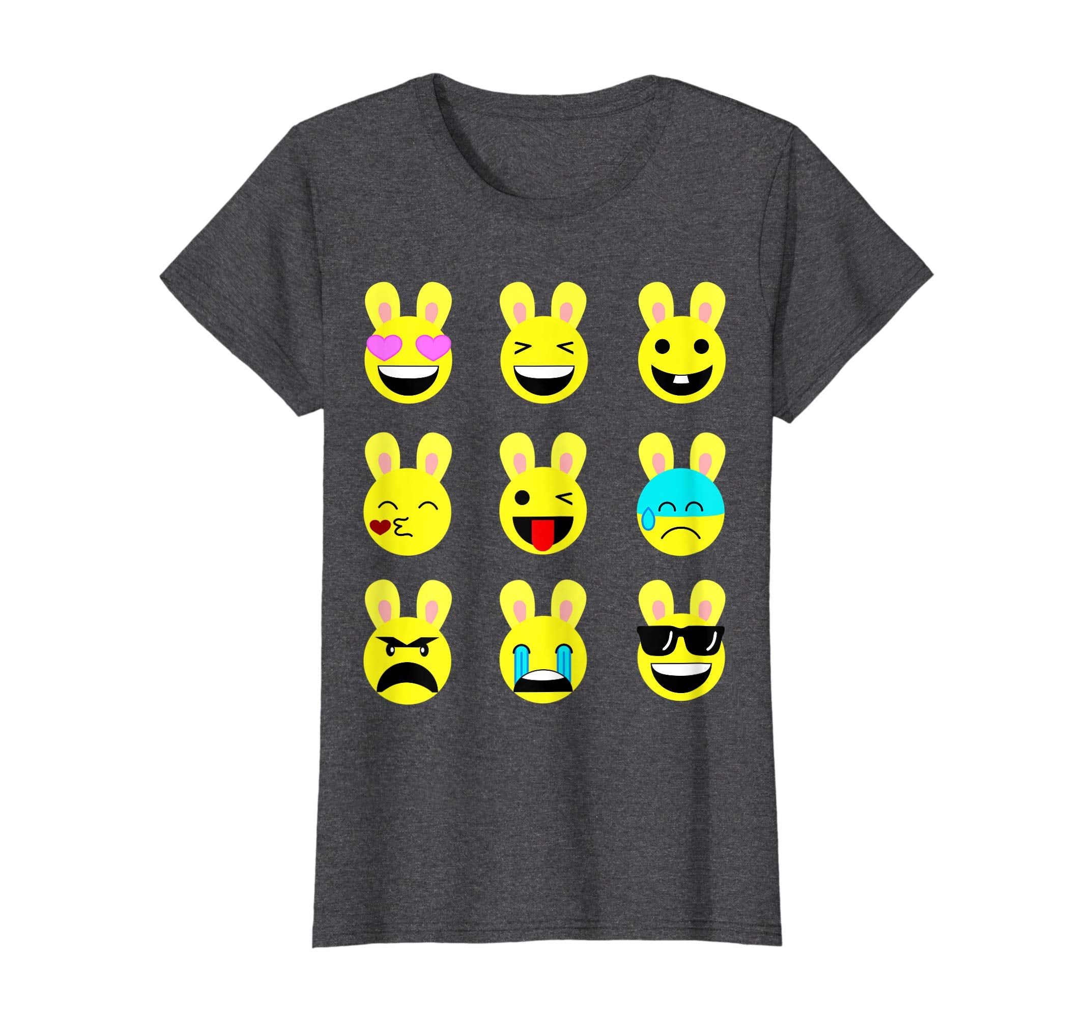 Cool Funny Emoticon Emojis Easter Bunny Tee Shirt Gift