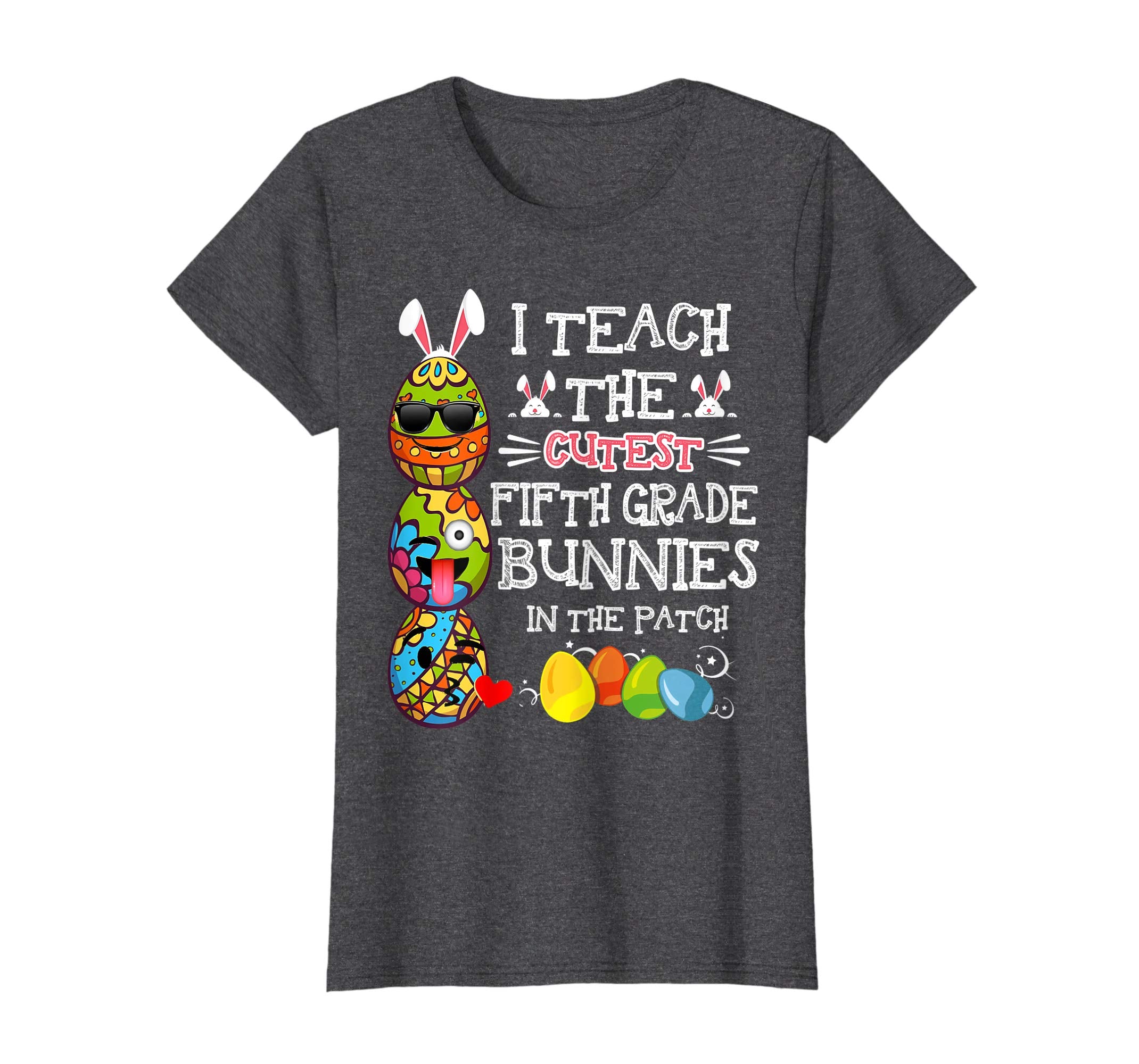 Easter Fifth Grade Teacher T Shirt Easter Egg Emoji Shirt