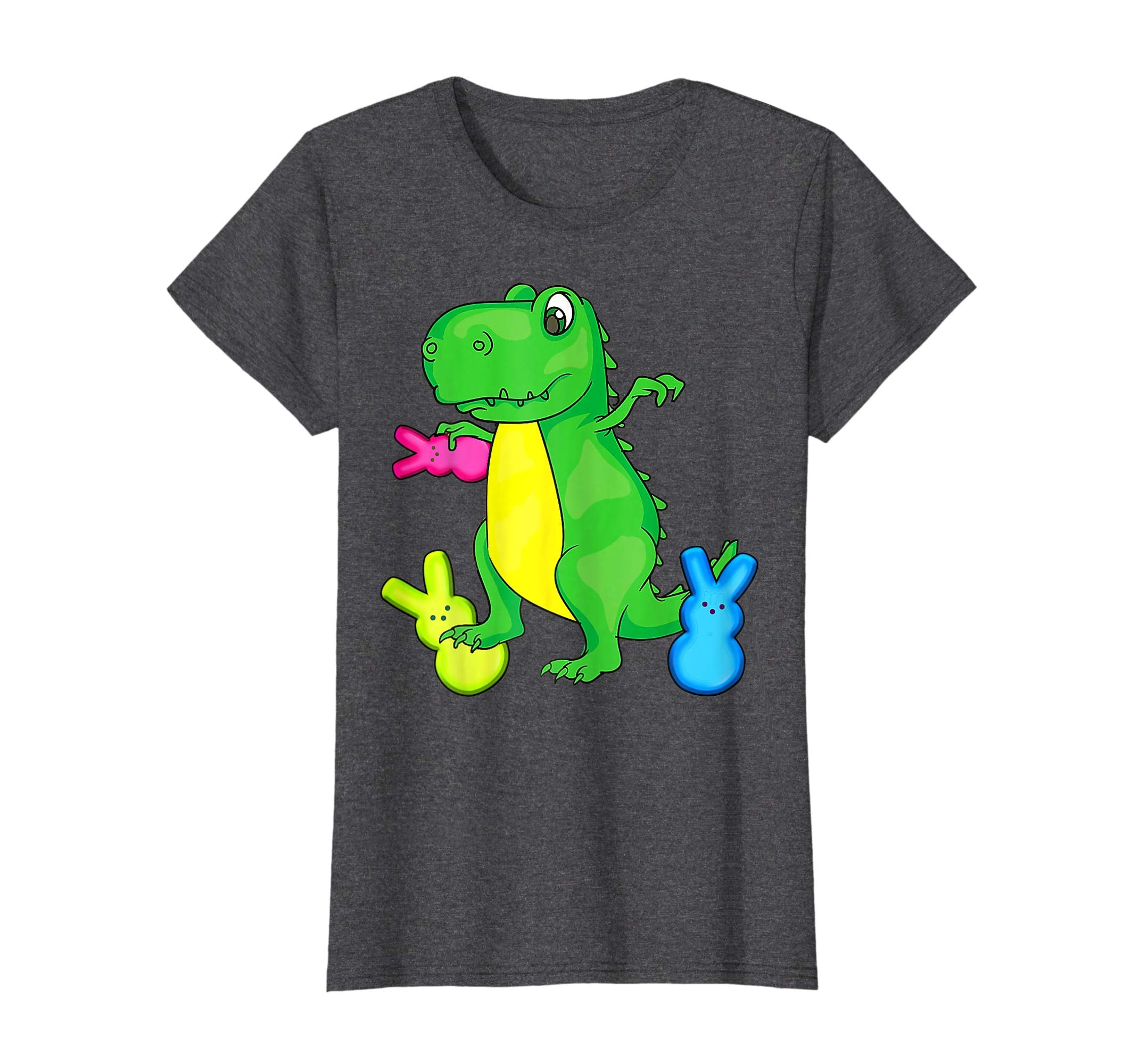 Dinosaur Trex Eat Bunny PeepsHappy Easter Day Shirt