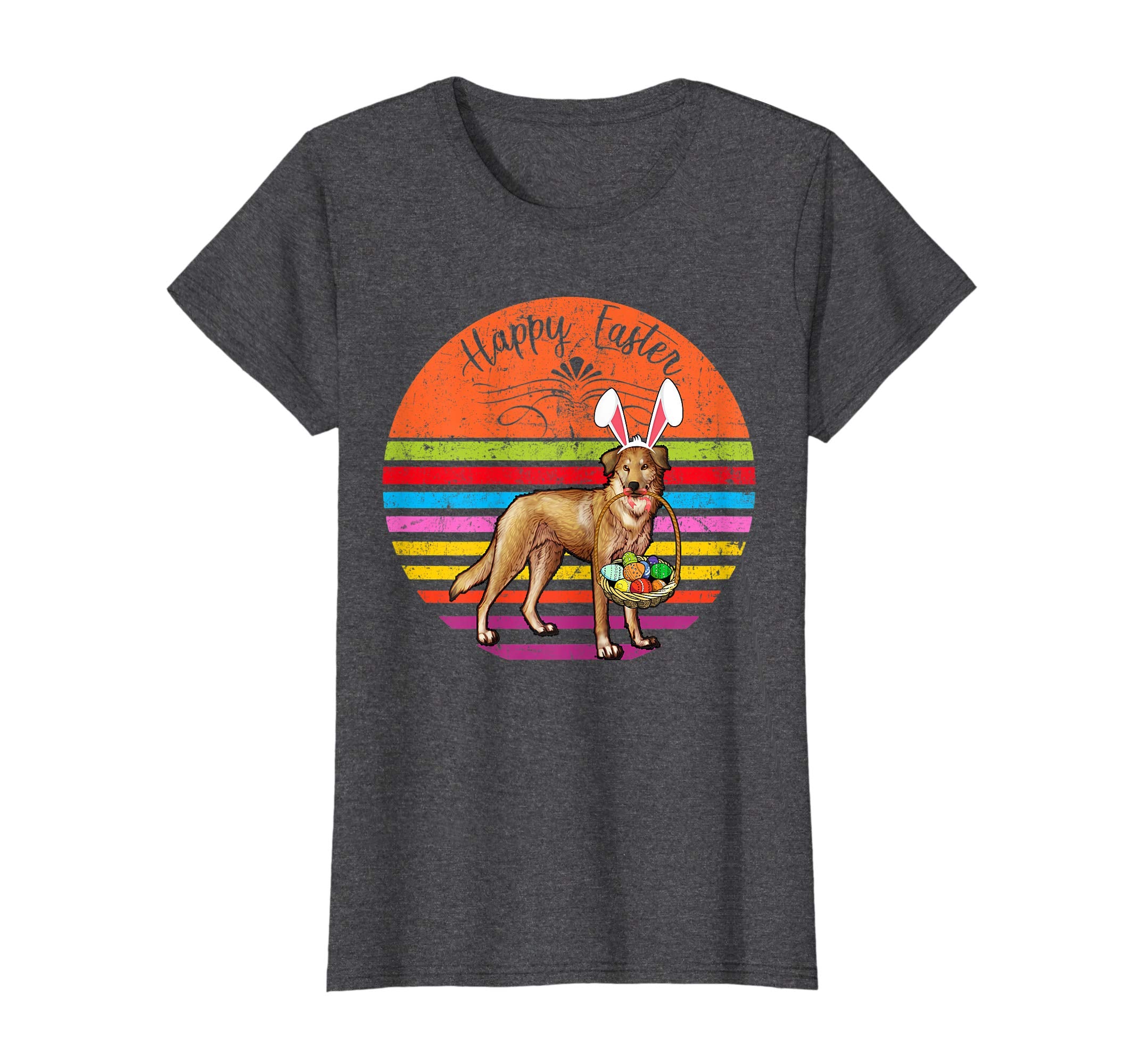 Vintage Chinook Dog Easter Eggs Basket T Shirt