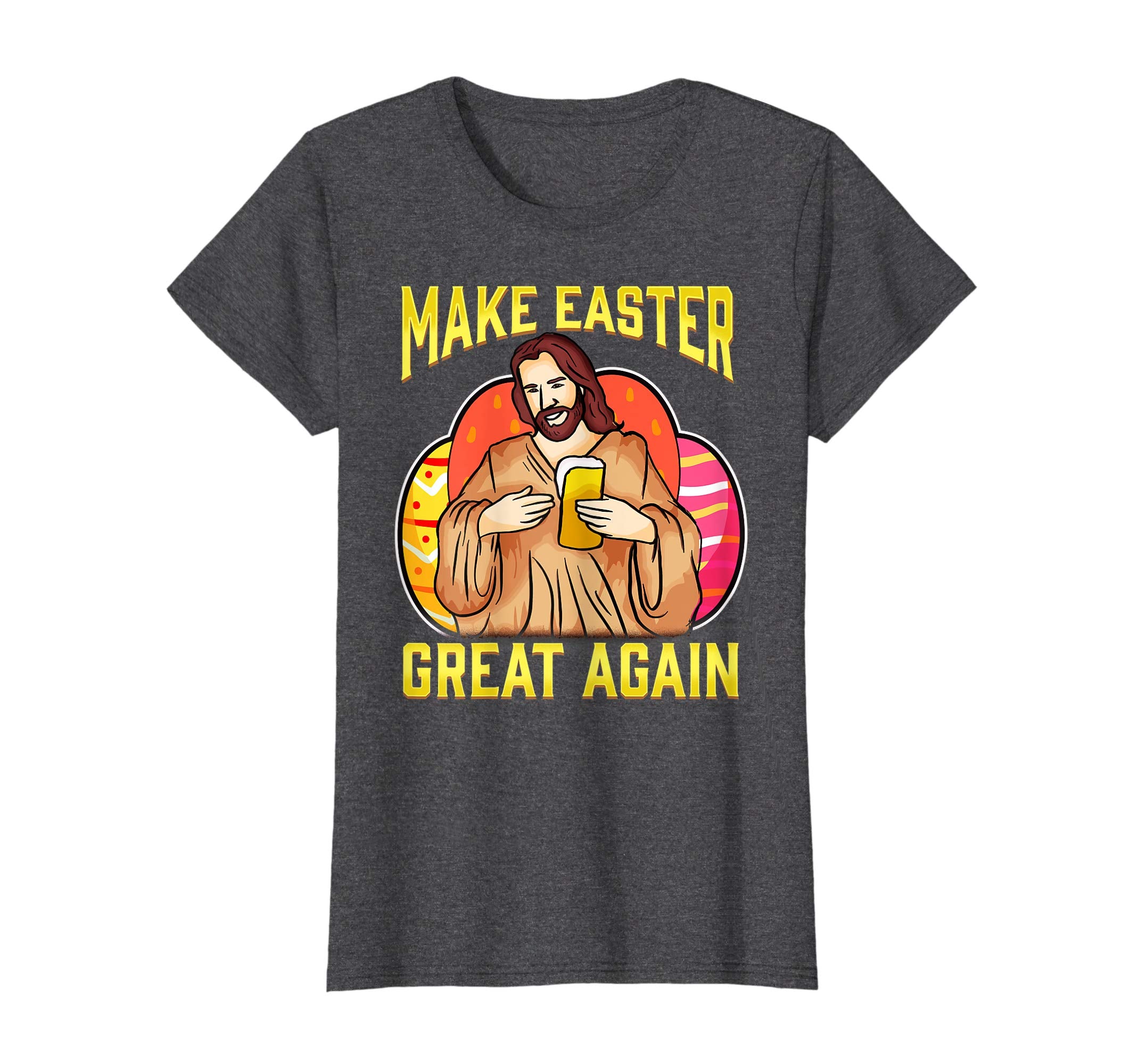 Make Easter Great Again Shirt - Funny Easter Jesus Beer Gift