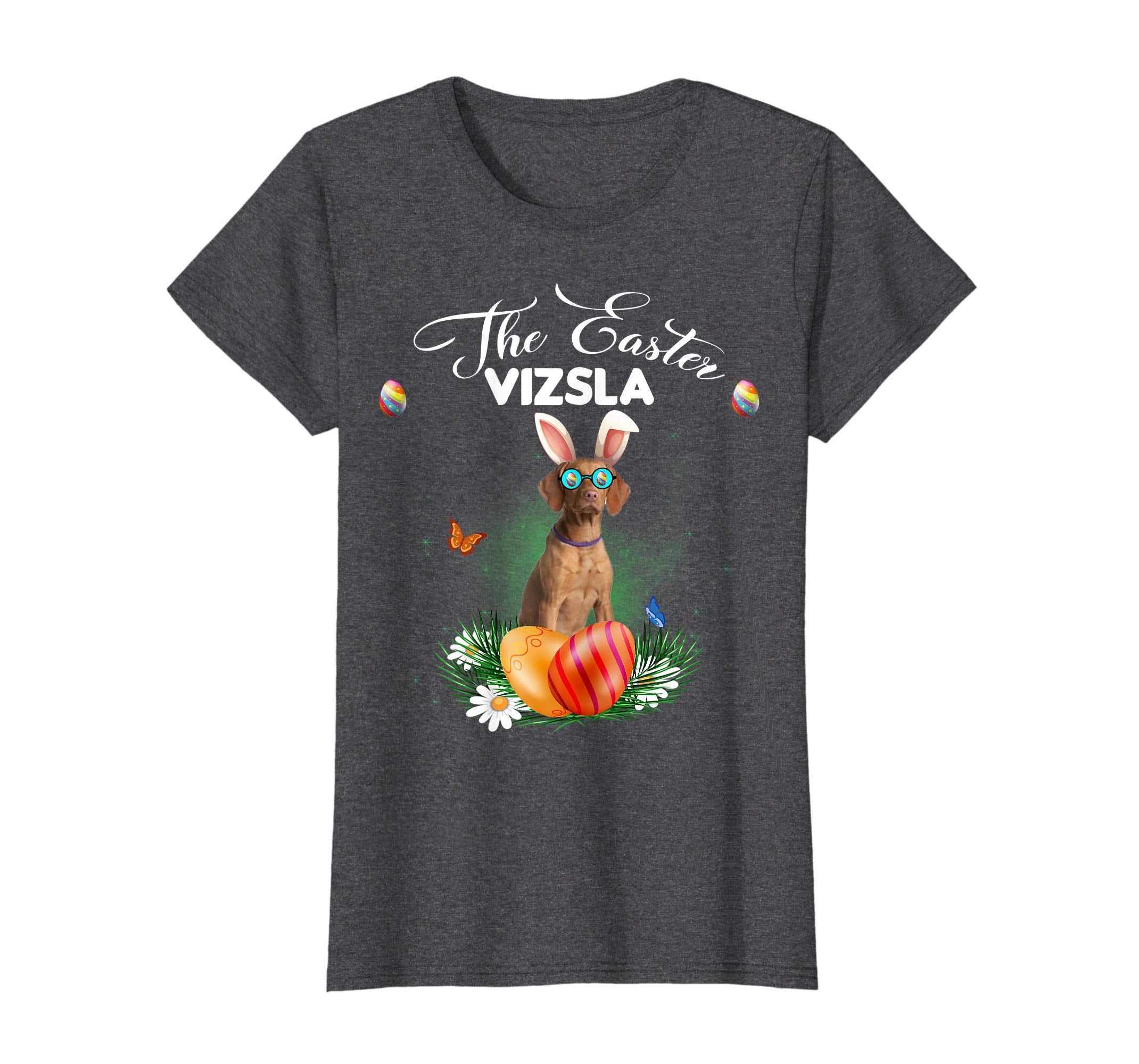 Vizsla Bunny Easter Day Dog Gifts T-Shirt