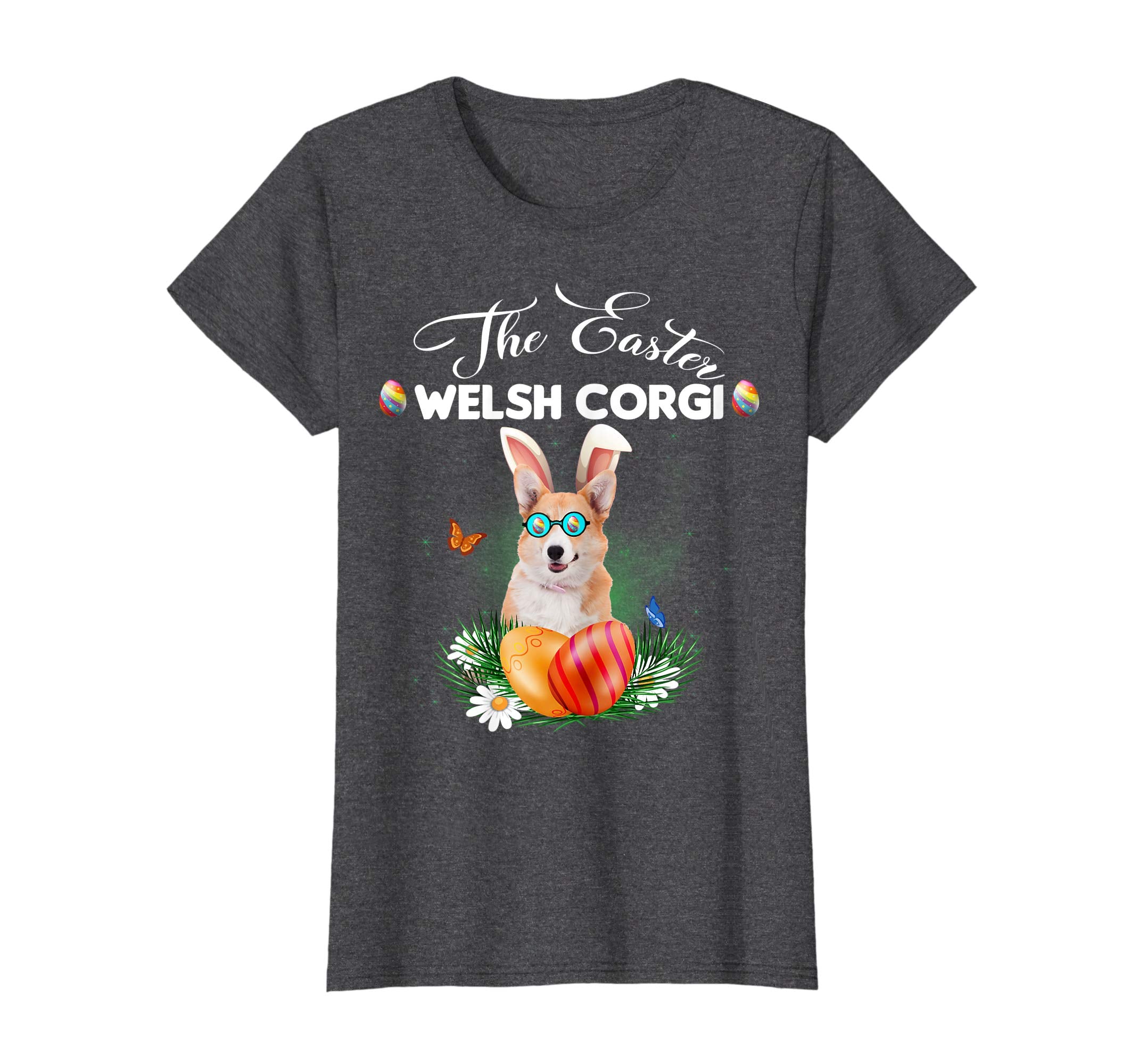 Welsh Corgi Bunny Easter Day Dog Gifts T-Shirt