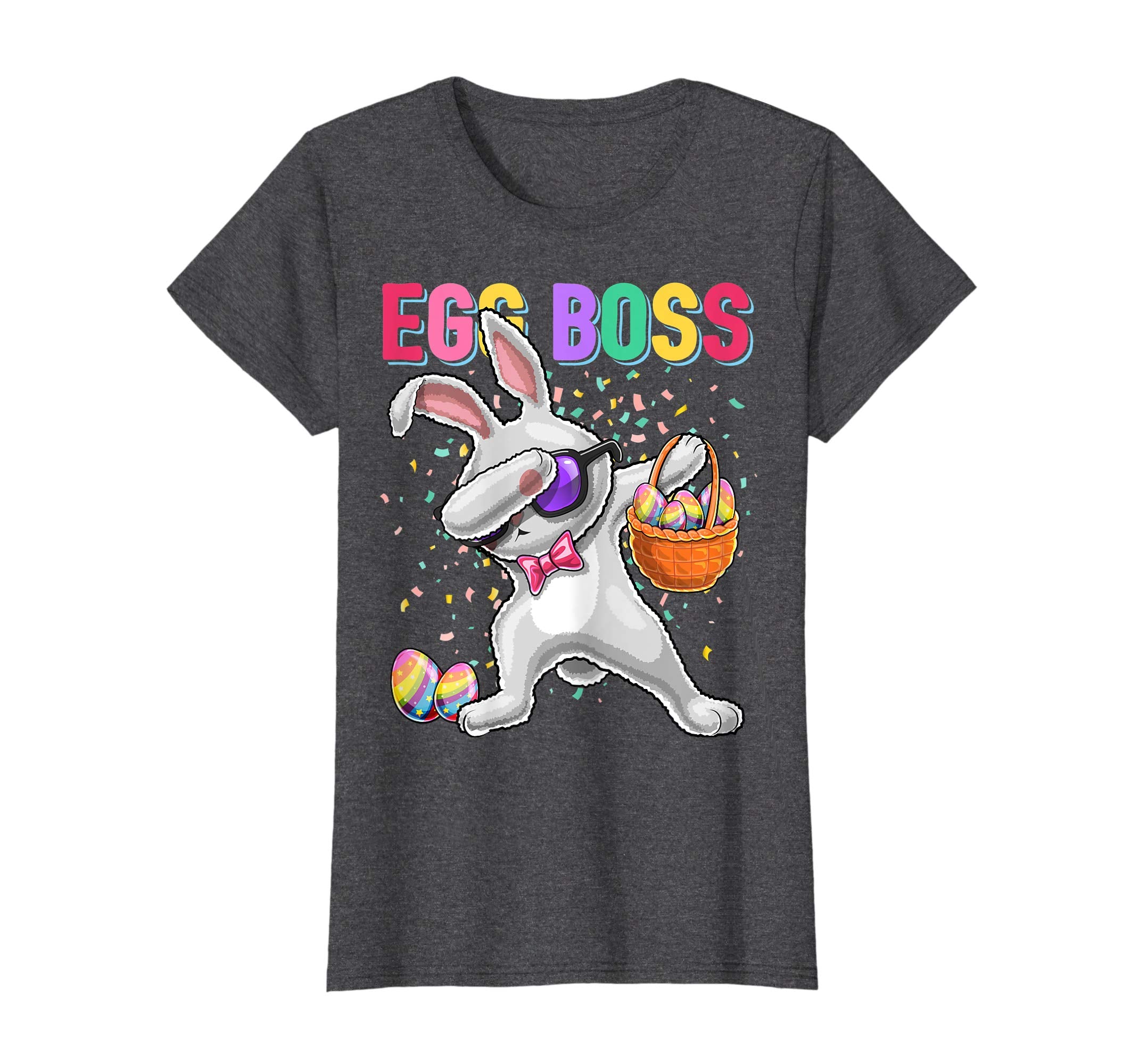 Egg Boss Dabbing Easter Bunny Shirt Easter Day Egg Gift Kids