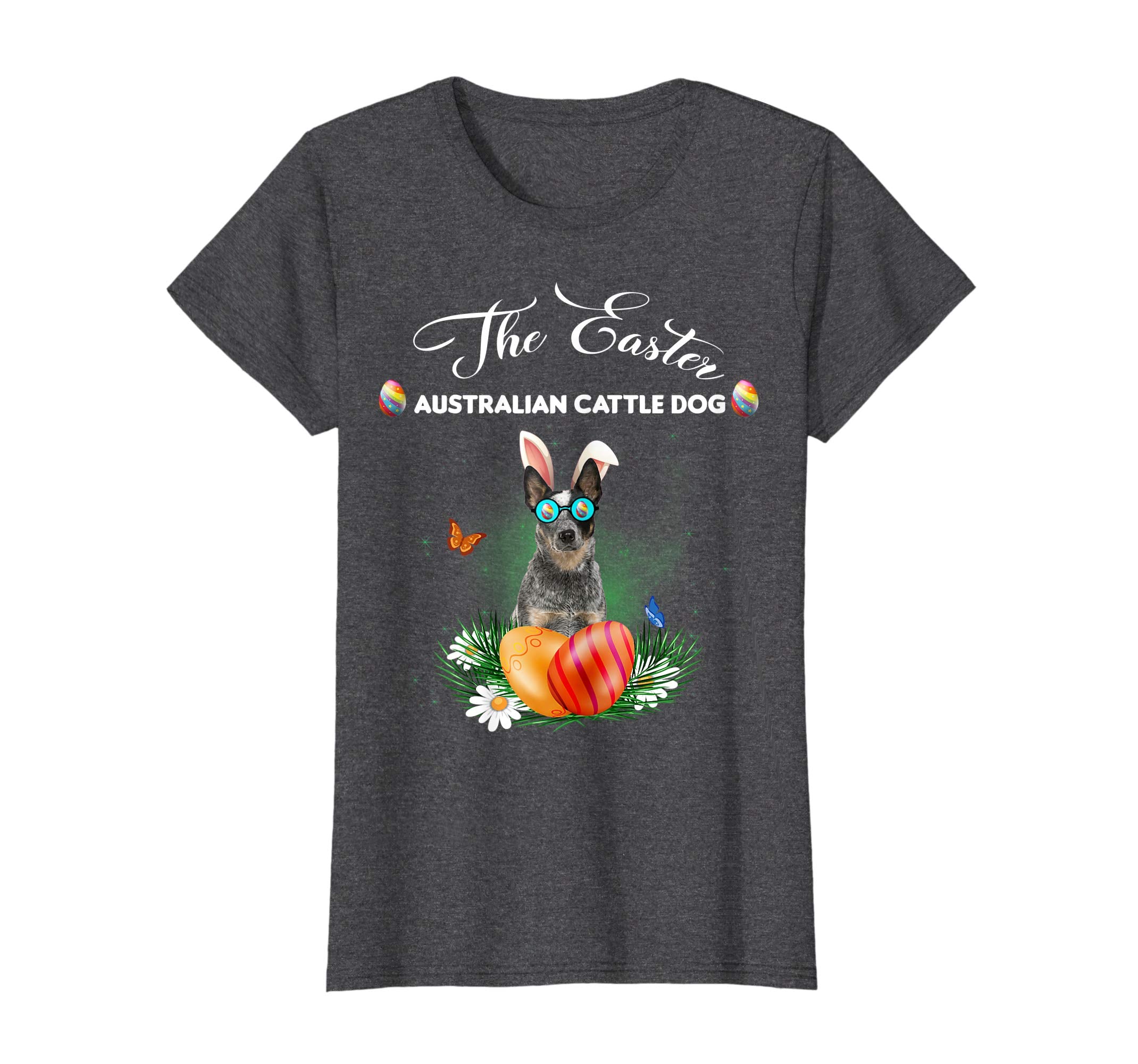 Australian Cattle Dog Bunny Easter Day Dog Gifts T-Shirt