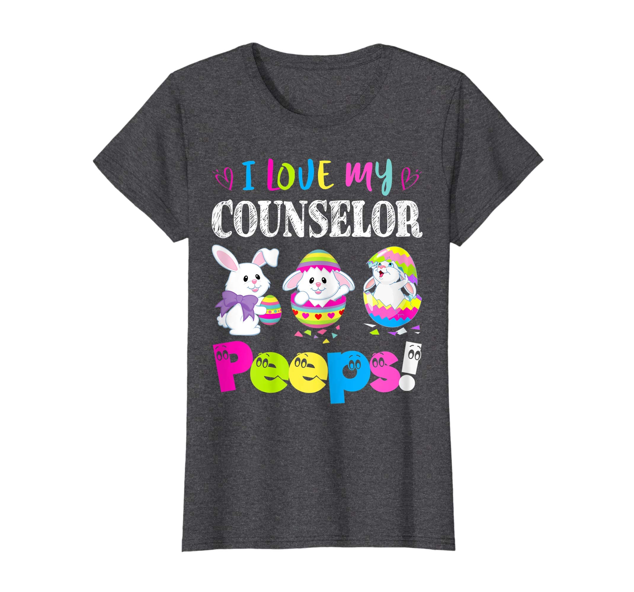 I Love My Counselor Peeps Easter Bunny Gift T-Shirt