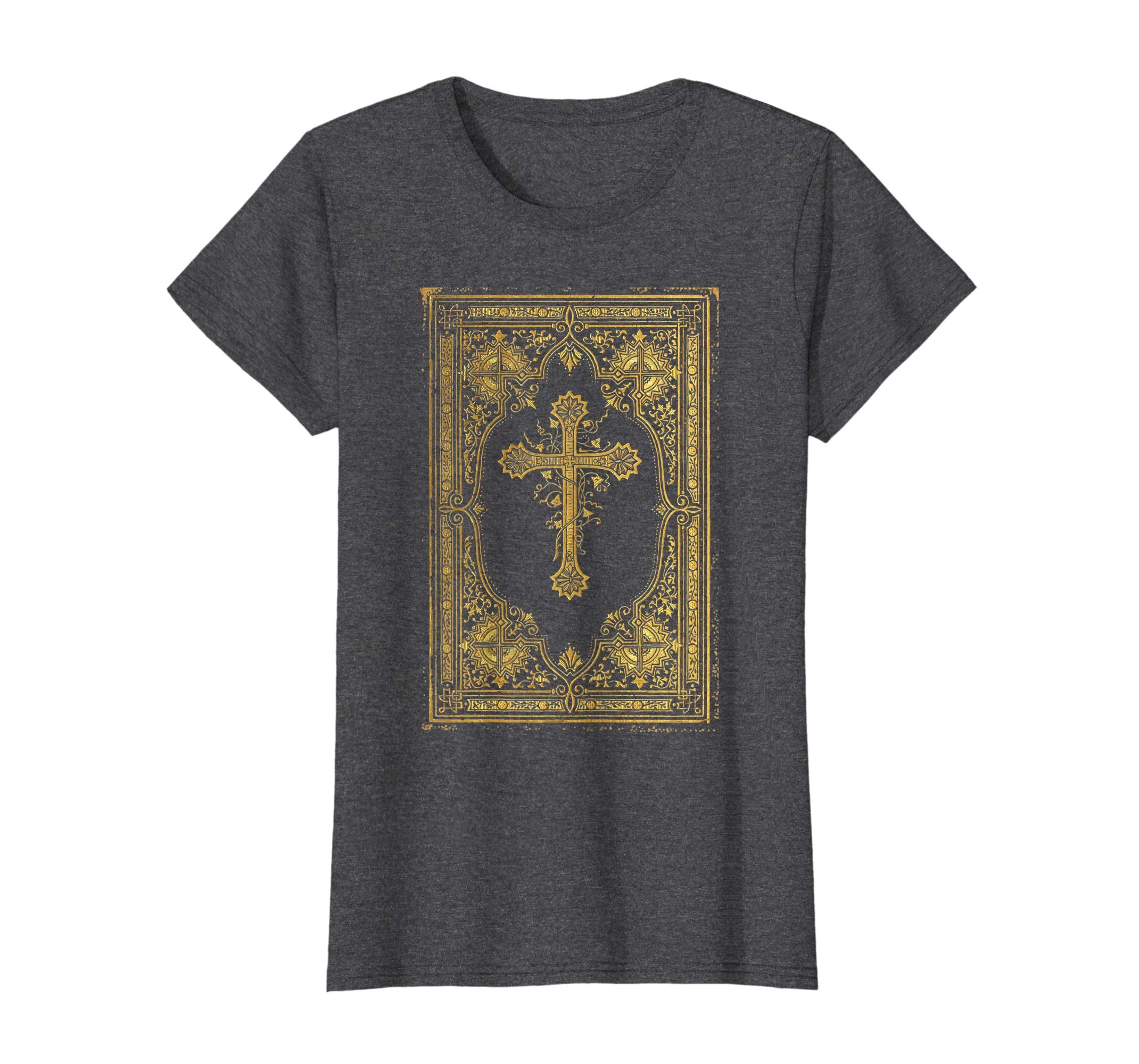 Gold Cross Vintage Catholic Art Easter Shirts Gifts