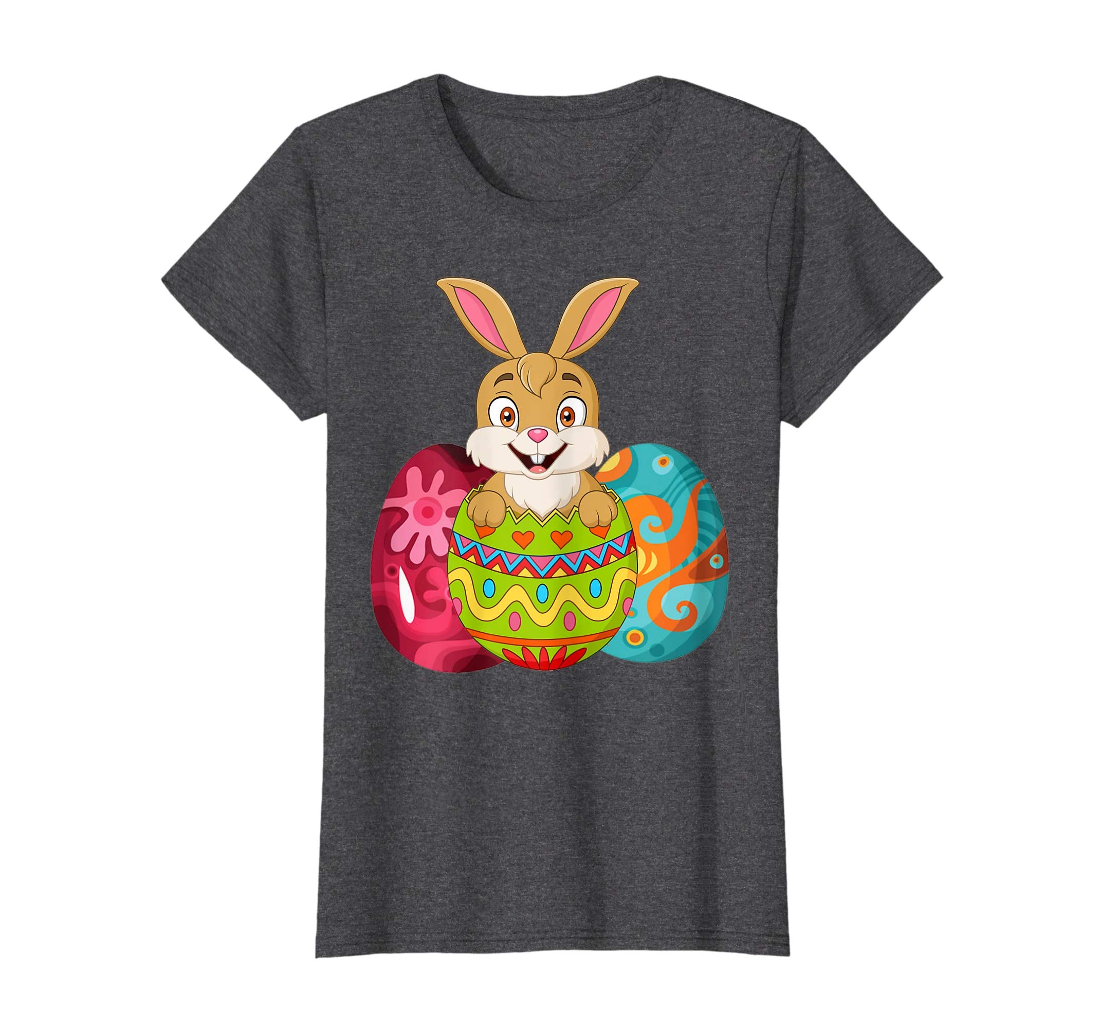 Cute rabbit inside Easter Eggs Tshirt Easter Shirt for kids