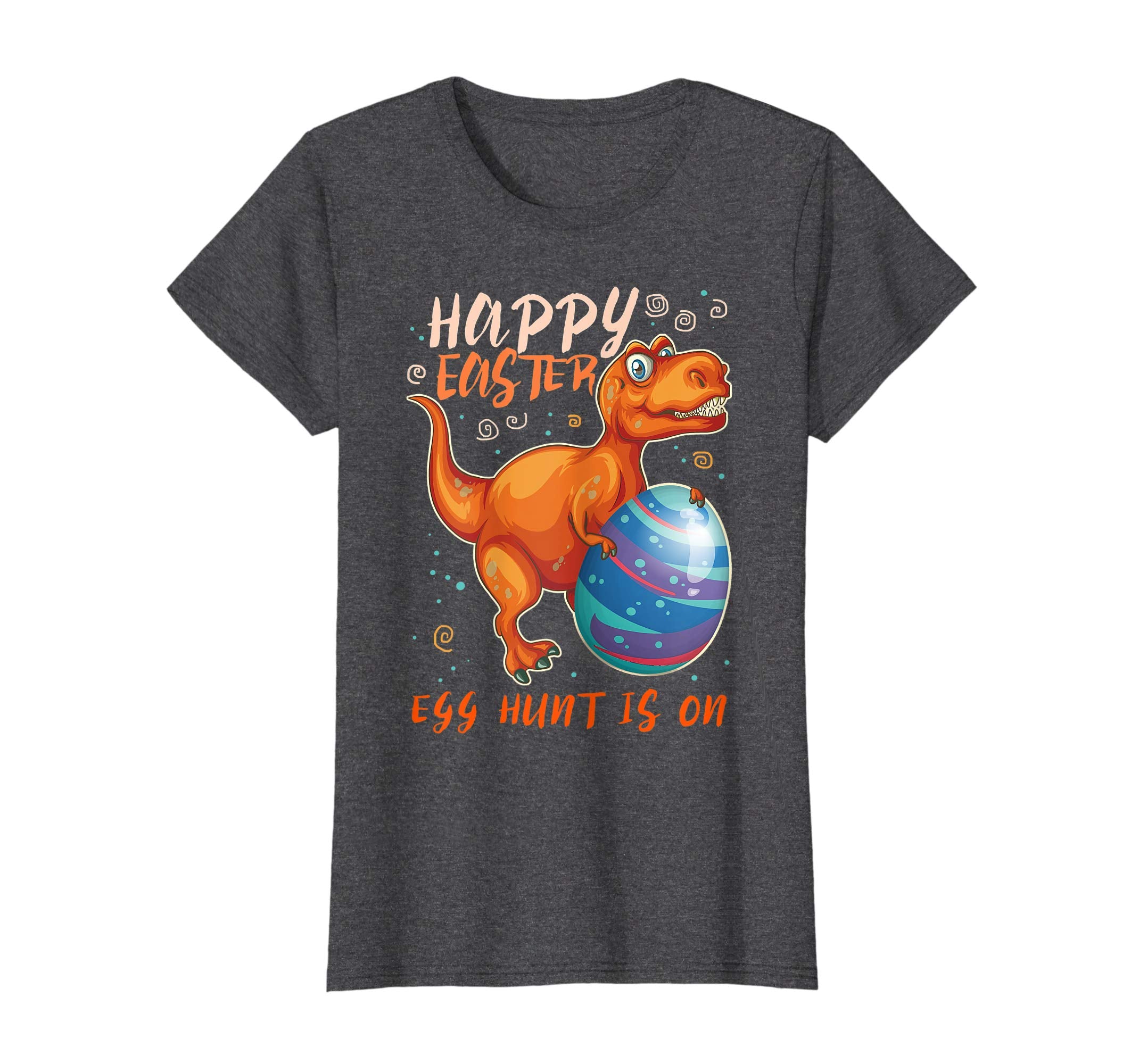 T Rex Happy Easter Egg Hunt Is On T Shirt For Kids Women Men