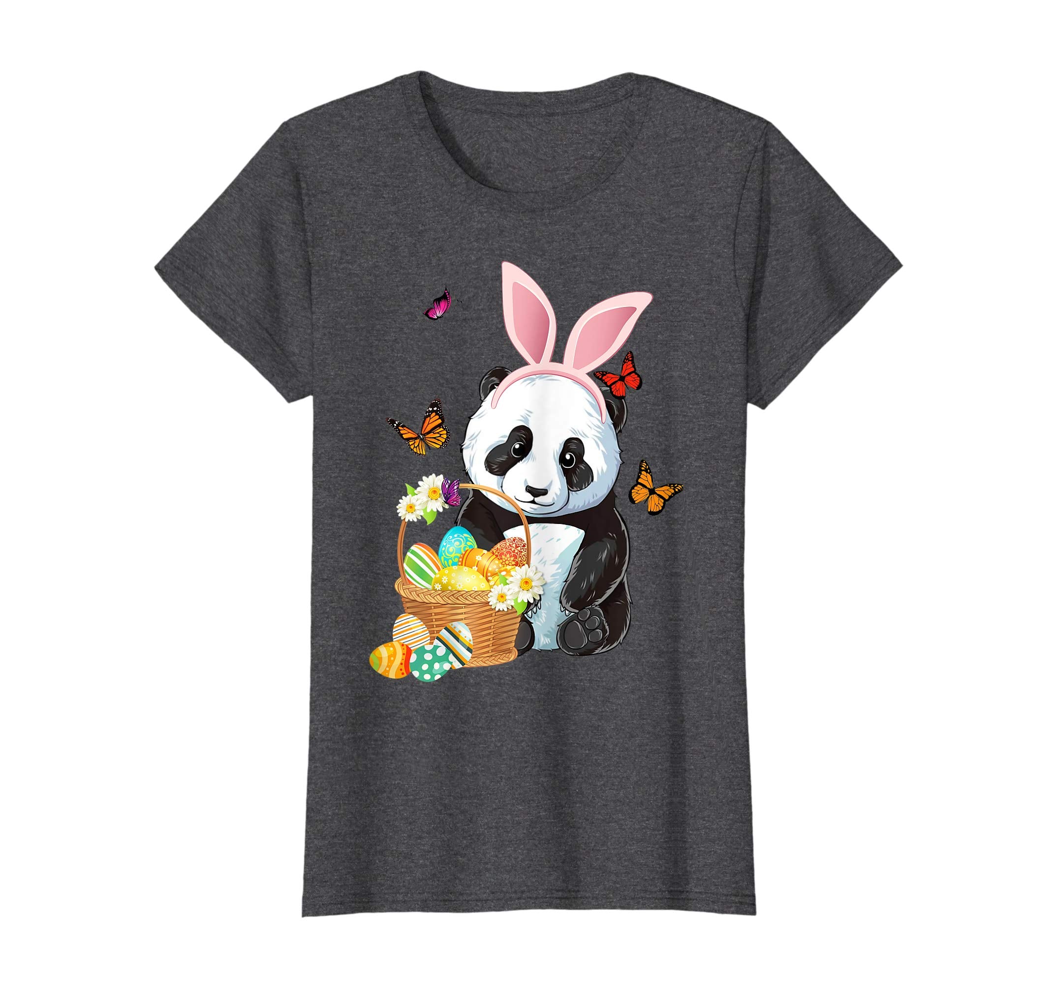 Panda Bunny Hat Rabbit Easter Eggs Shirt