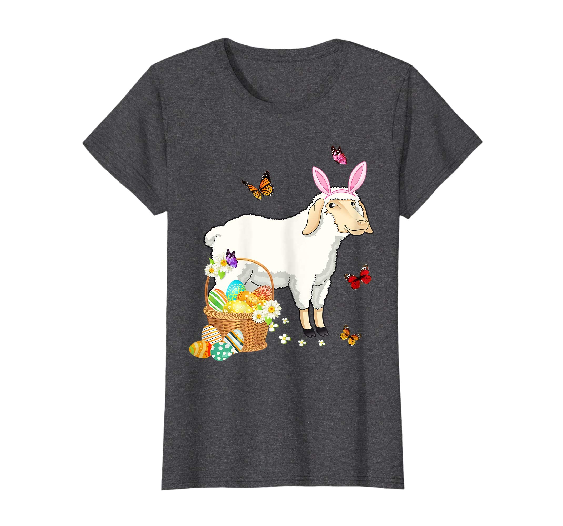 Sheep Bunny Hat Rabbit Easter Eggs Shirt Happy Ea