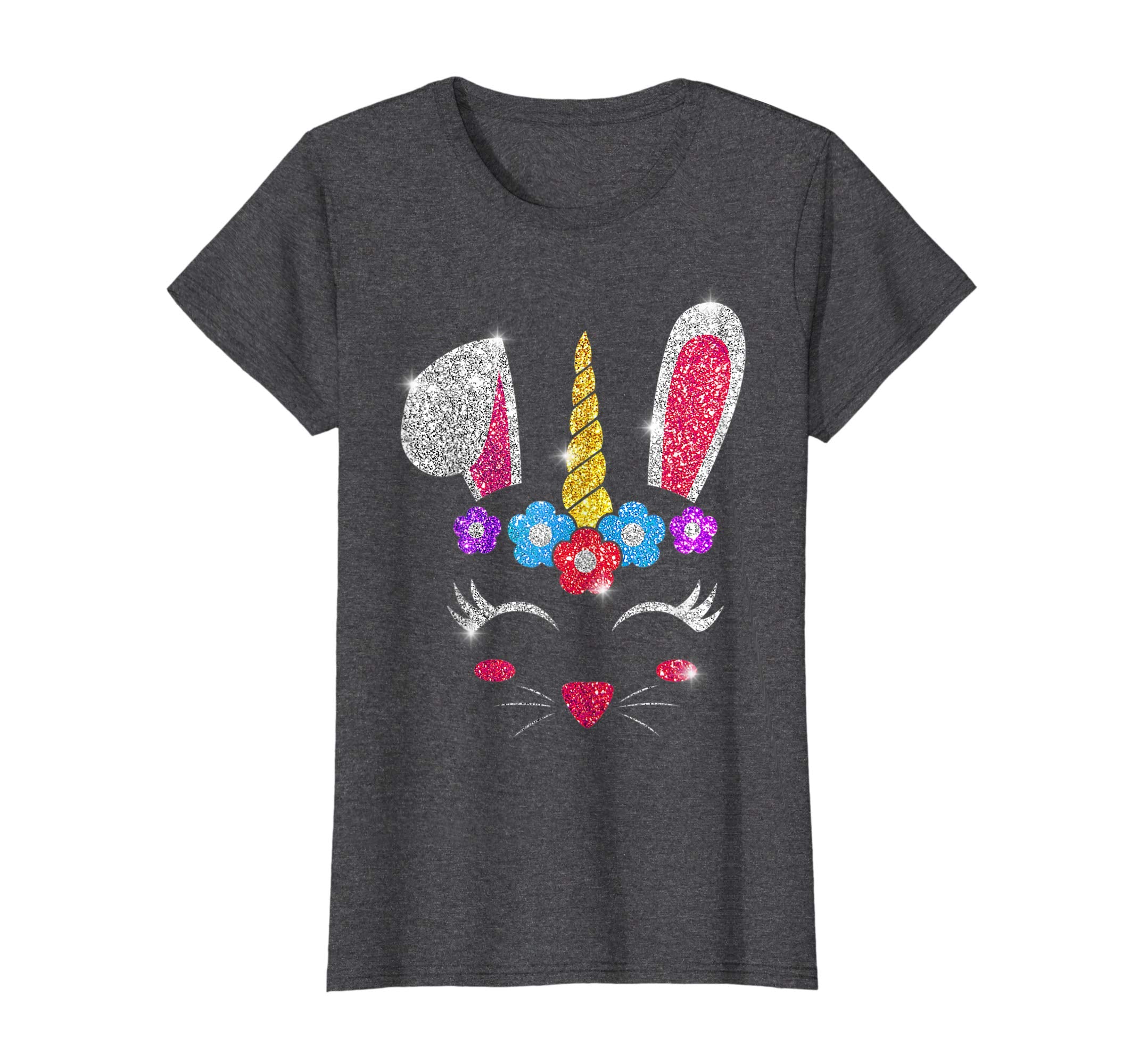 Rabbit Bunny Unicorn Easter day 2019 Shirt Gift Girl Kid