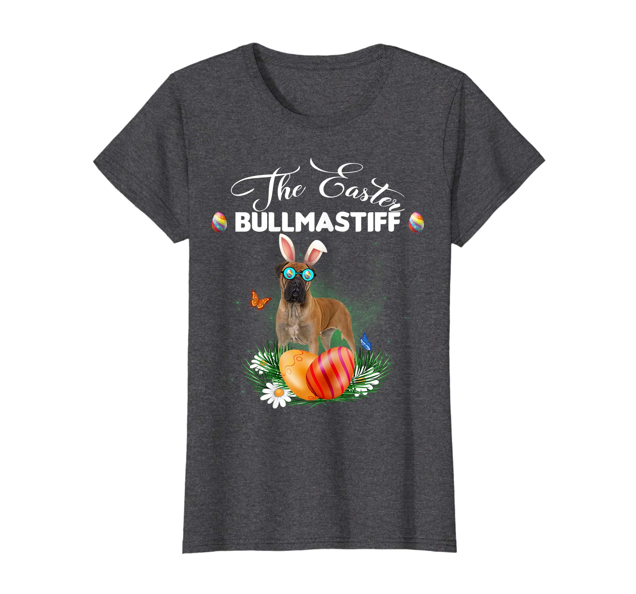 Bullmastiff Bunny Easter Day Dog Gifts T-Shirt