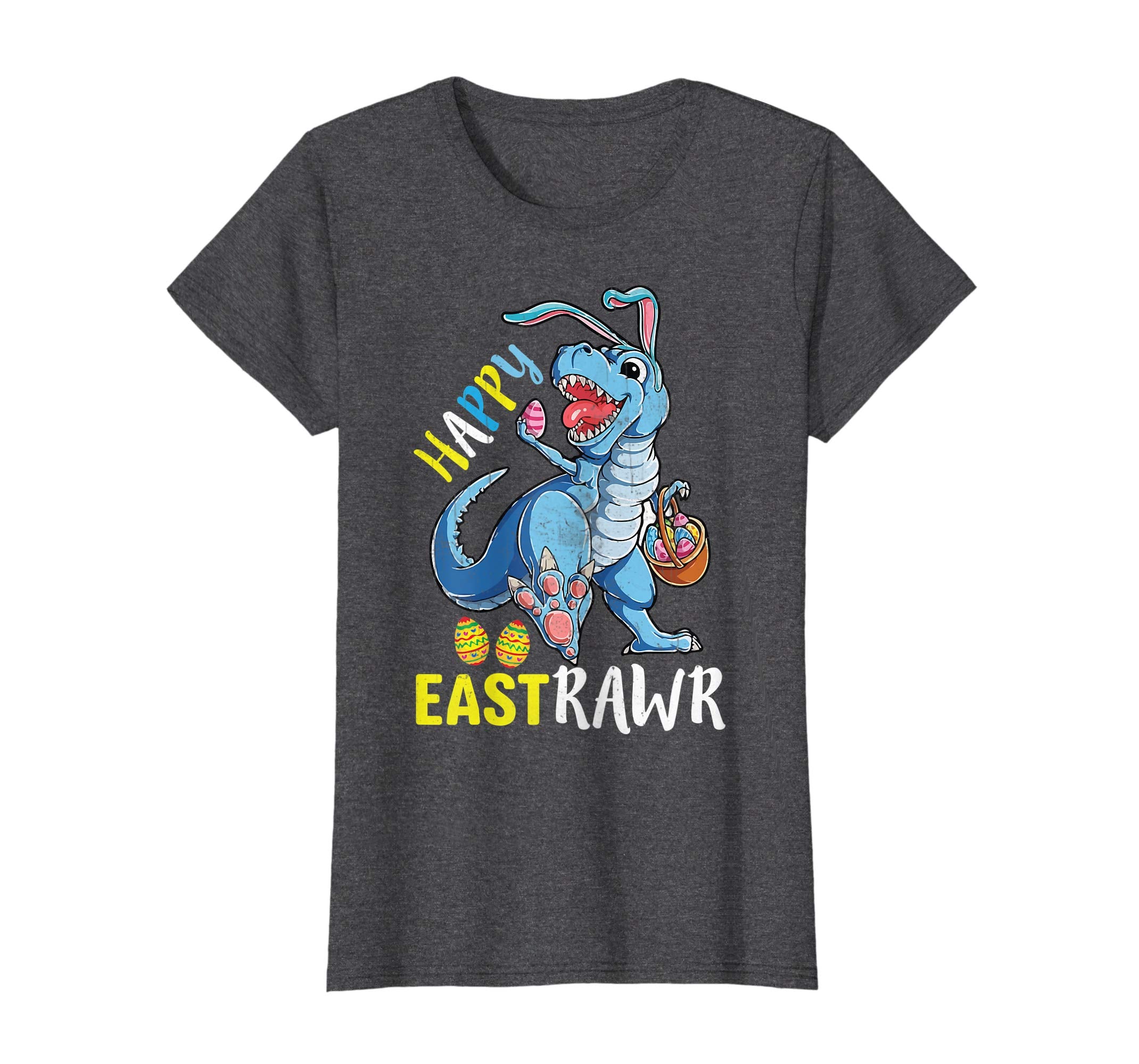Happy Eastrawr T Rex Dinosaur Easter Bunny Egg Shirt