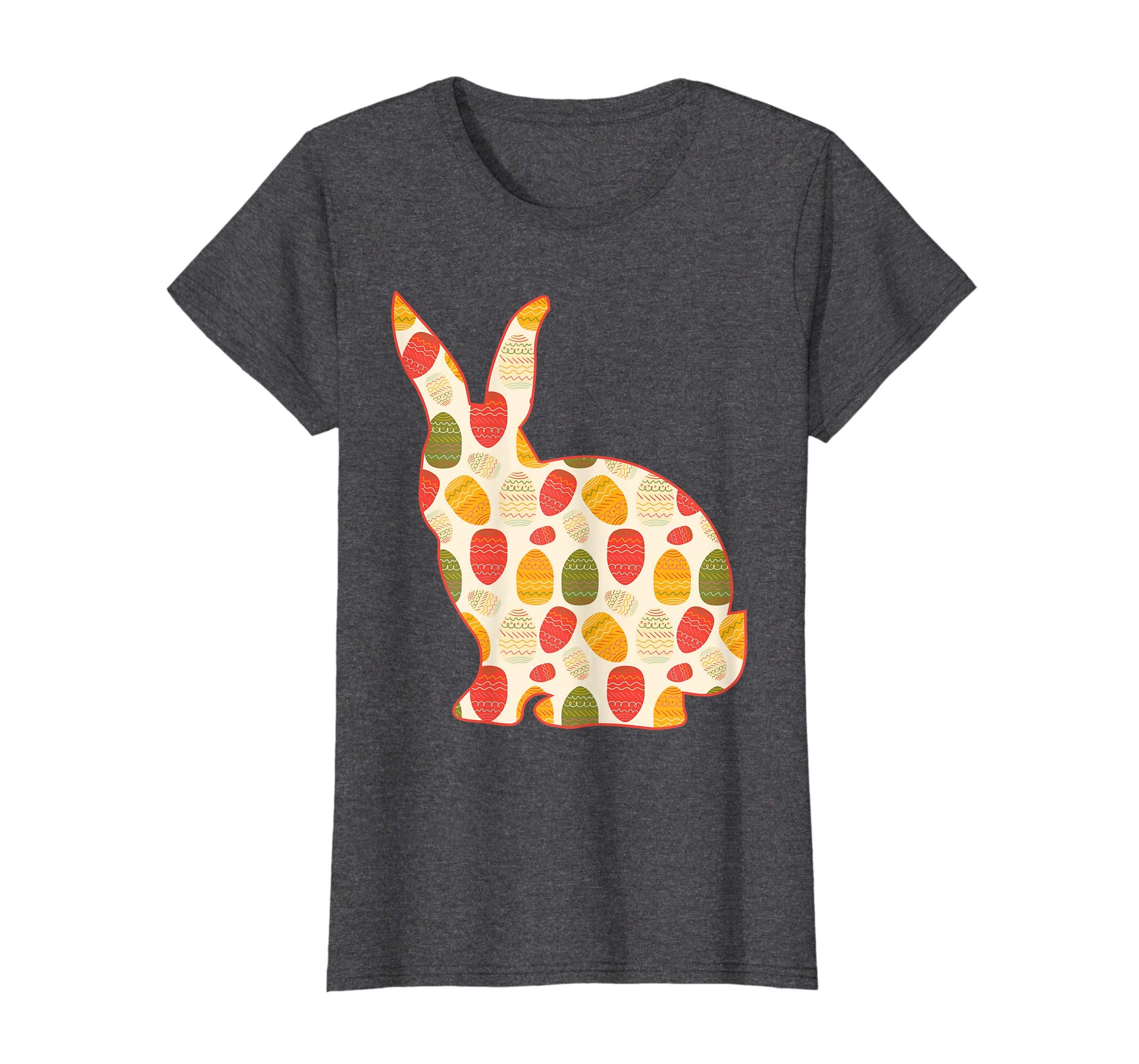 Vintage Retro Easter Bunny Egg Pattern Easter Gift T-Shirt