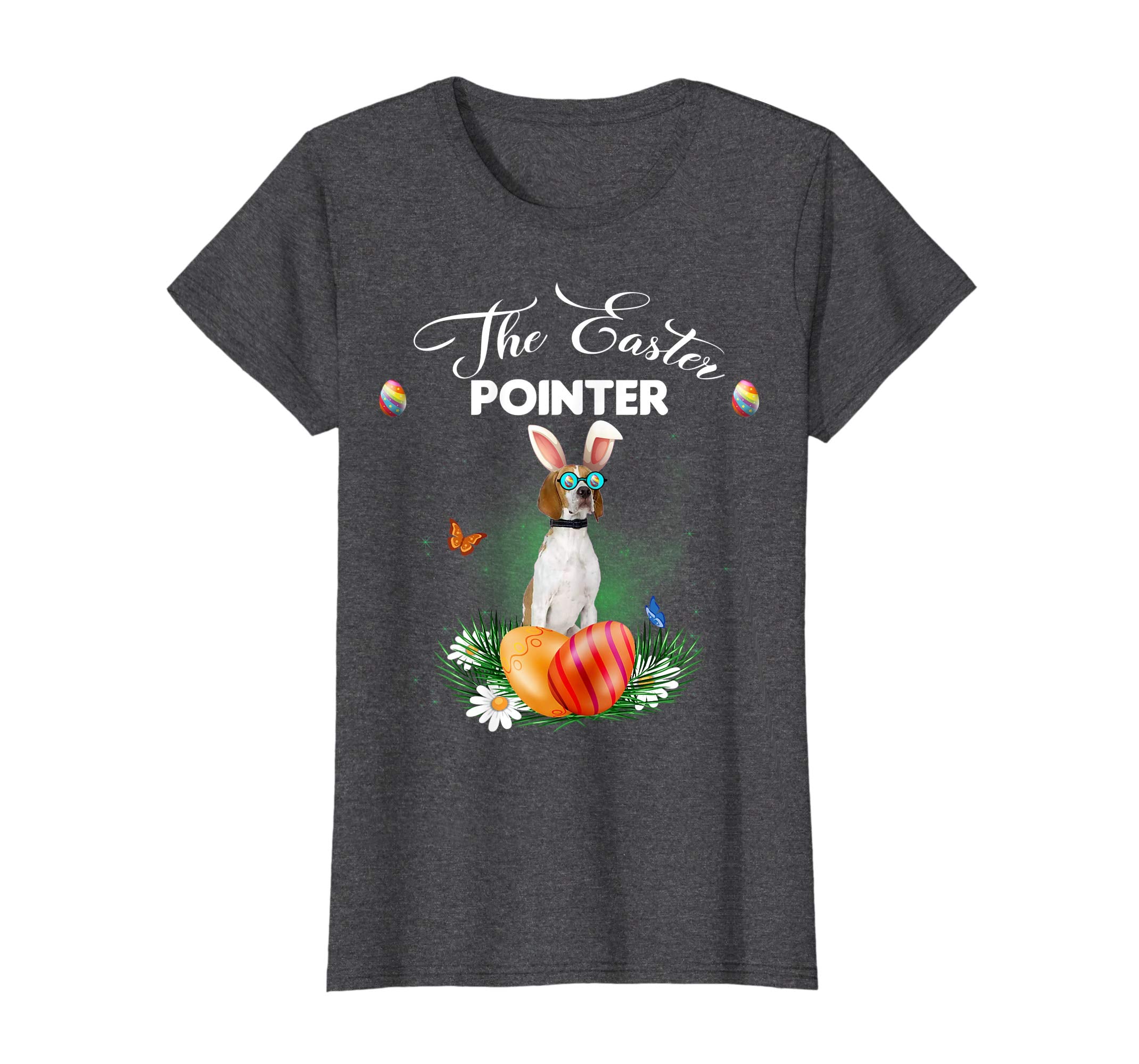 Pointer Bunny Easter Day Dog Gifts T-Shirt