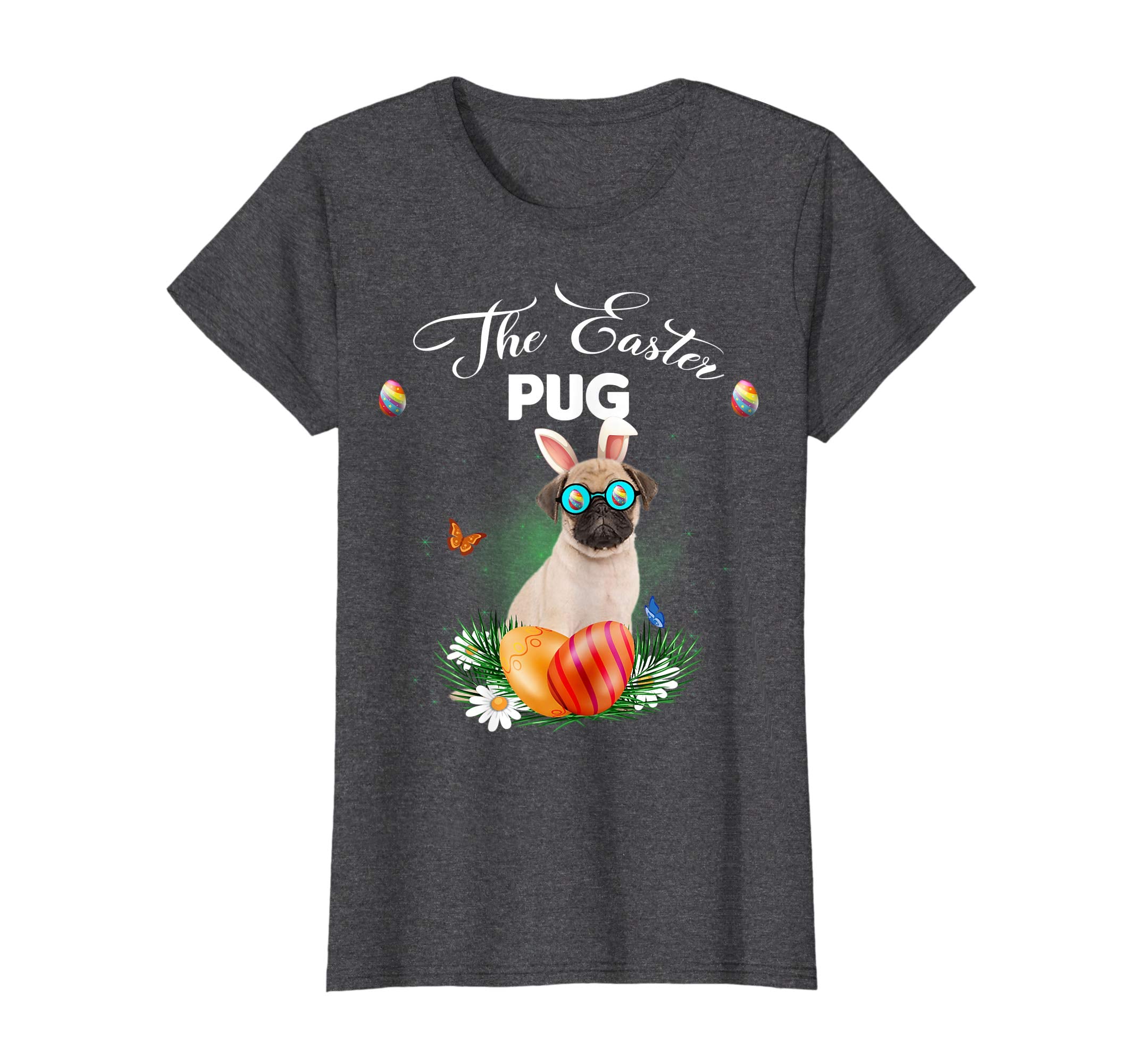 Pug Bunny Easter Day Dog Gifts T-Shirt