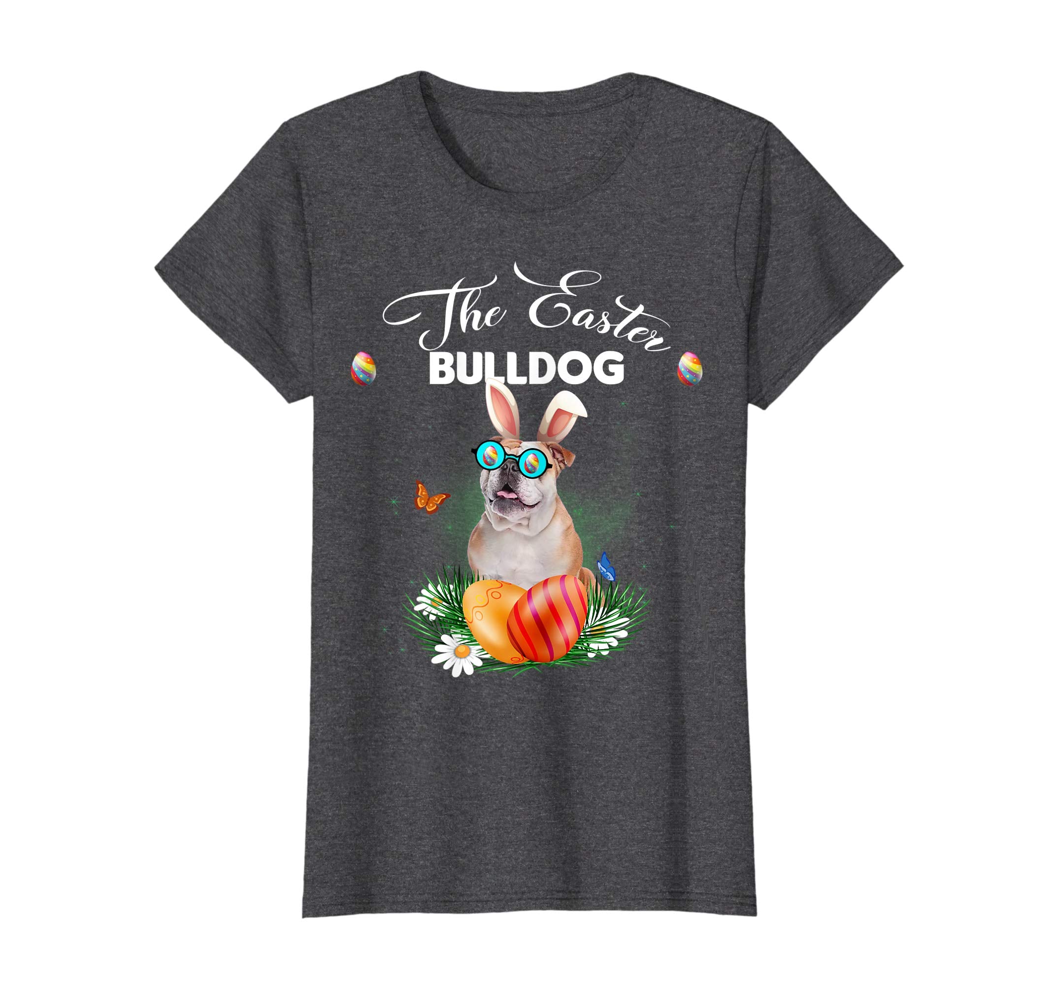 Bulldog Bunny Easter Day Dog Gifts T-Shirt