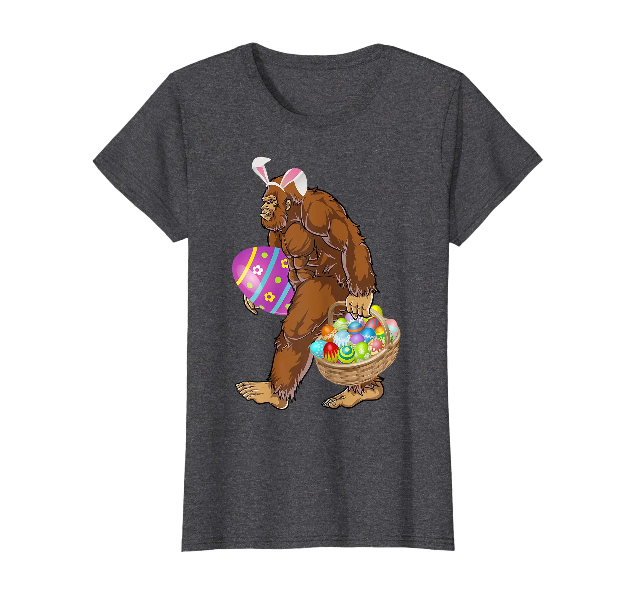 Funny Bigfoot Hunting Easter Eggs T-shirt