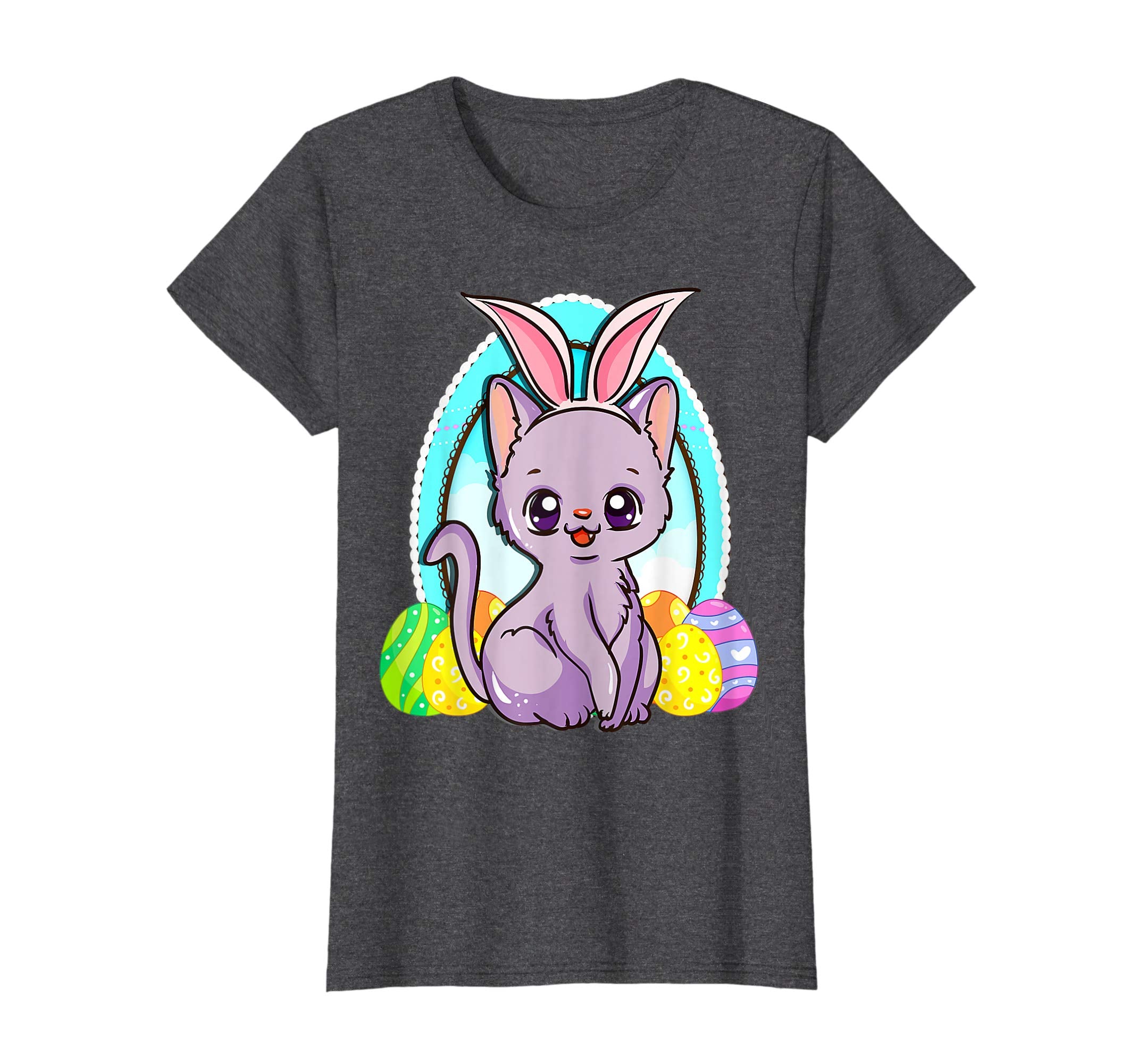 Easter Day Shirt Women Kitten Lover Gifts