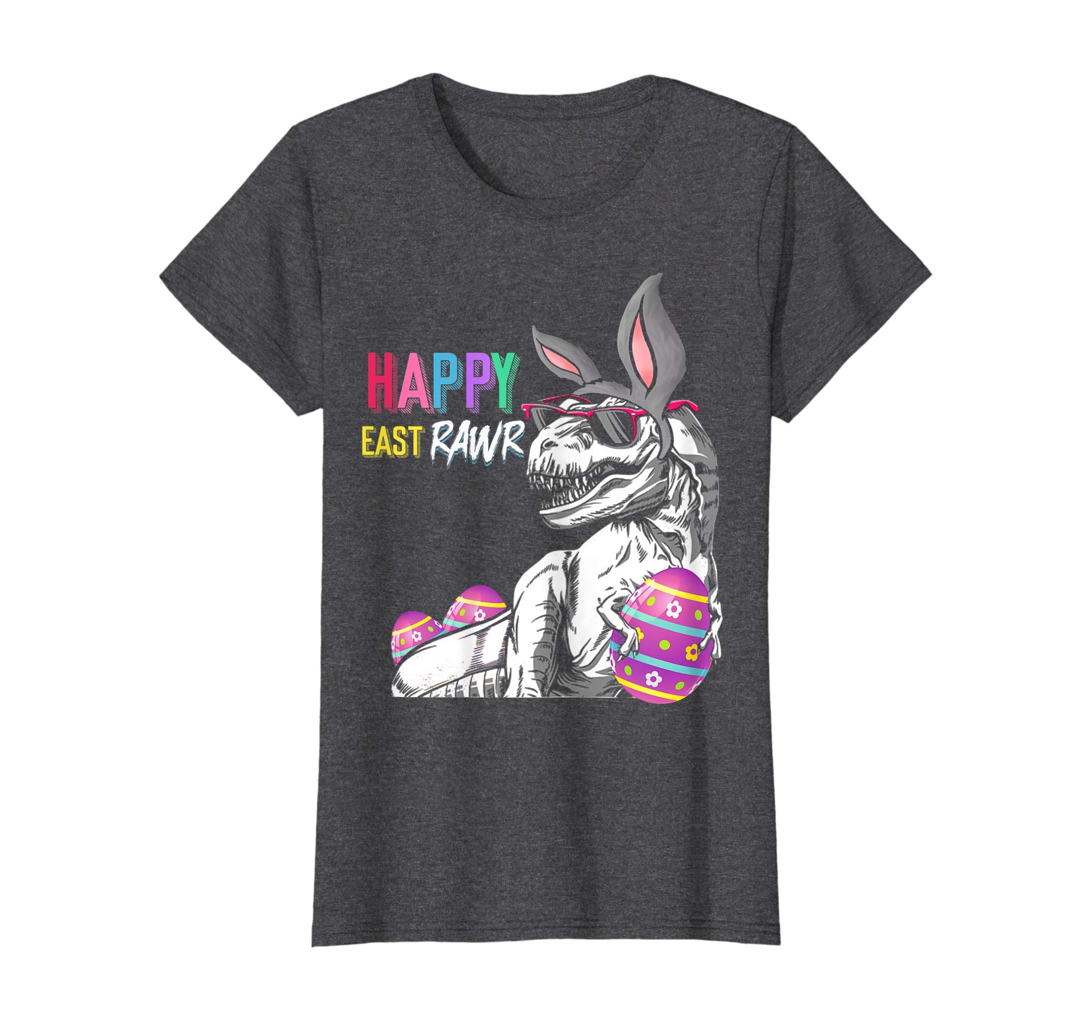 Happy Eastrawr T-rex Dinosaur Easter Bunny Egg T-shirt Gift