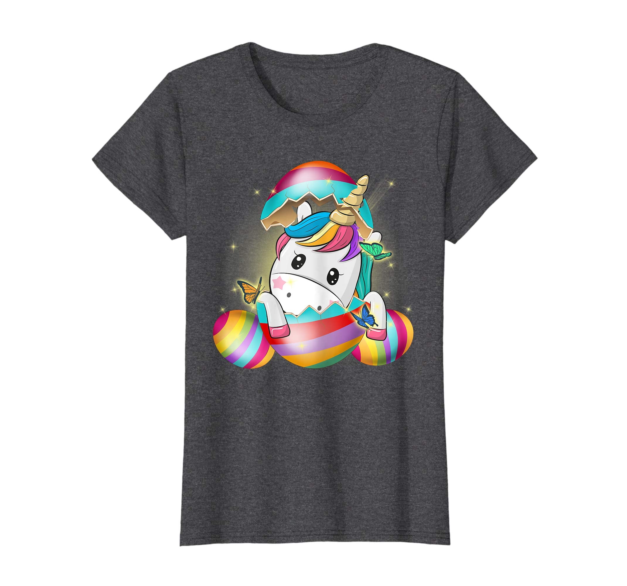 Funny Cute Unicorn Easter Eggs Shirt Happy Easter Day Tee